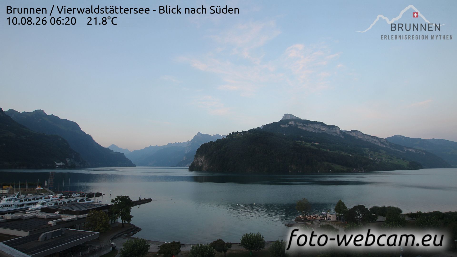 Ingenbohl: Brunnen - Vierwaldstättersee - Blick nach Süden
