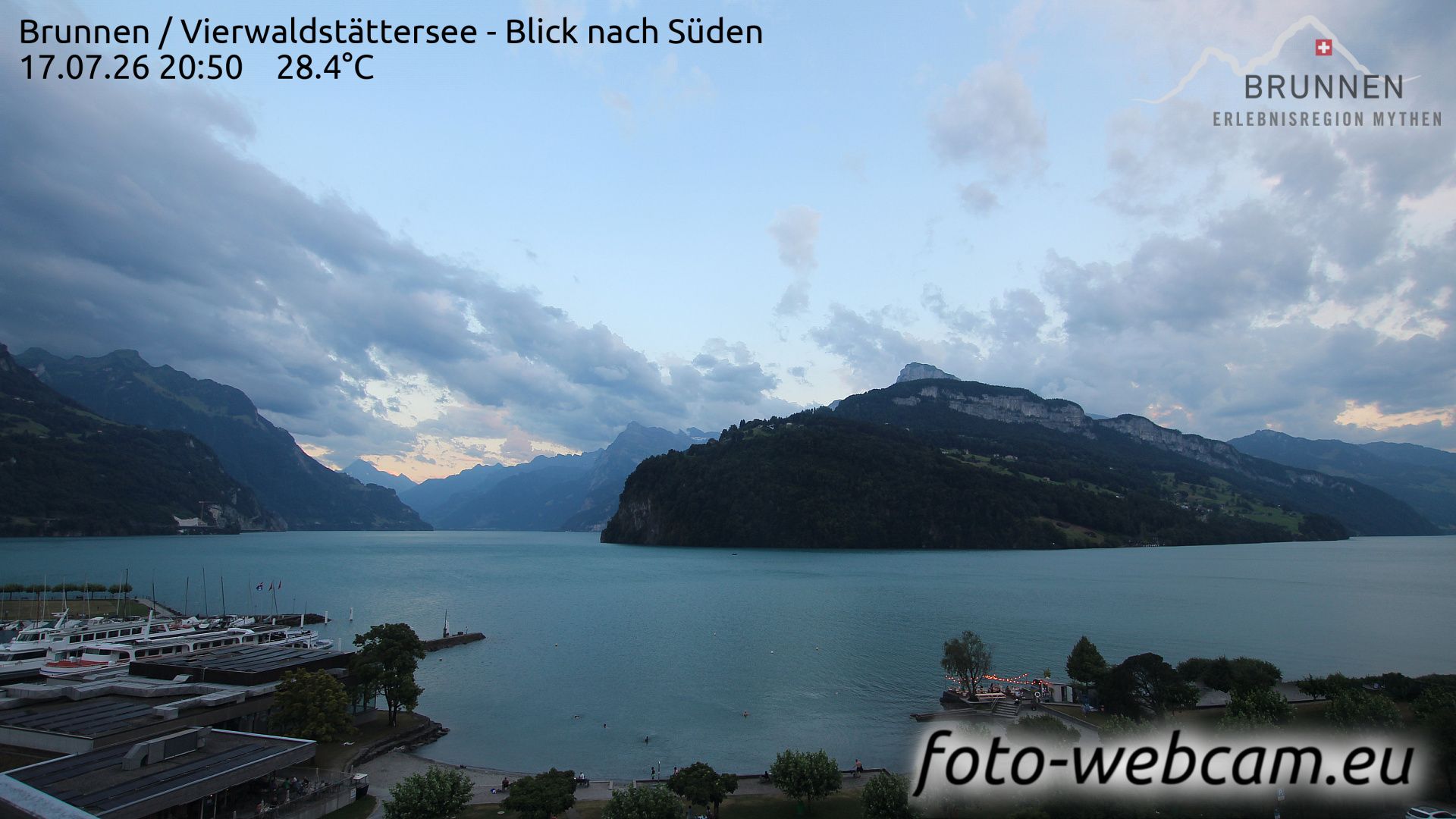 Ingenbohl: Brunnen - Vierwaldstättersee - Blick nach Süden