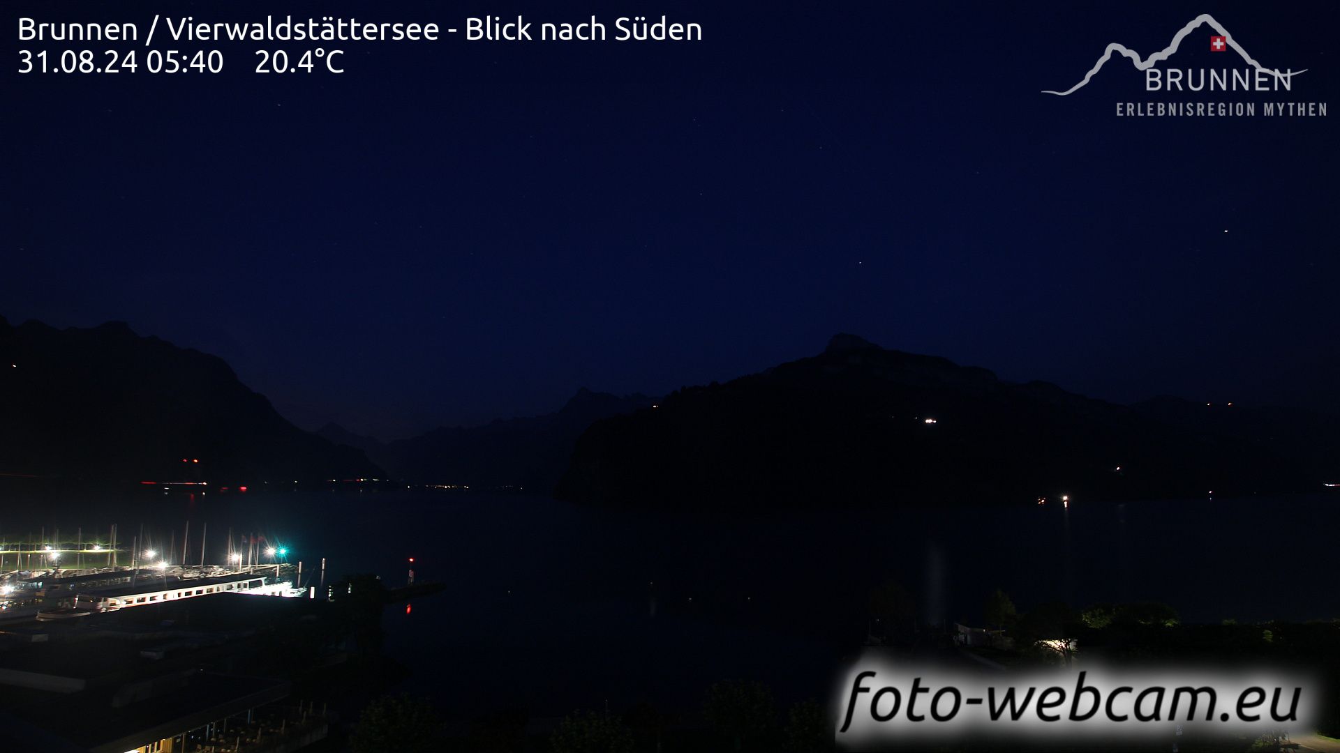 Ingenbohl: Brunnen - Vierwaldstättersee - Blick nach Süden