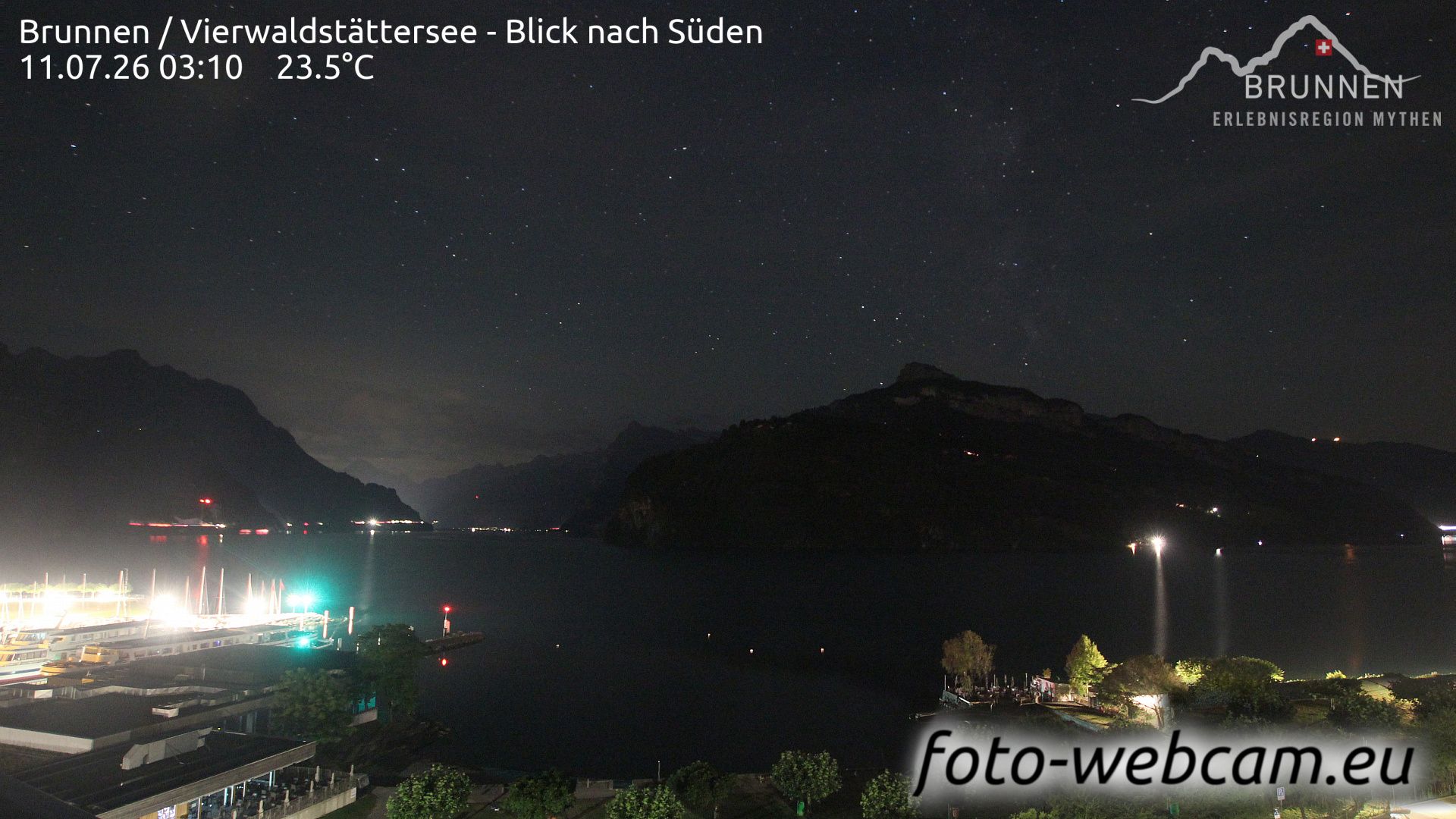 Ingenbohl: Brunnen - Vierwaldstättersee - Blick nach Süden