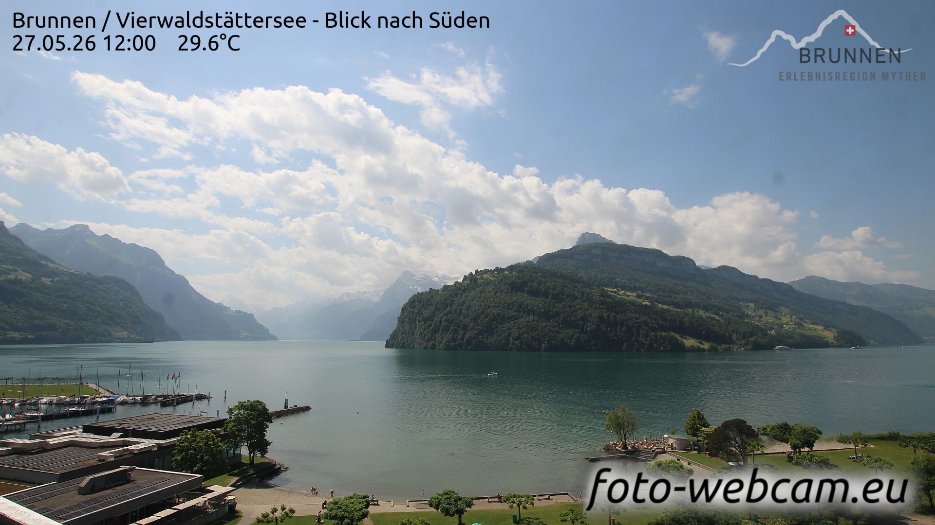 Ingenbohl: Brunnen - Vierwaldstättersee - Blick nach Süden