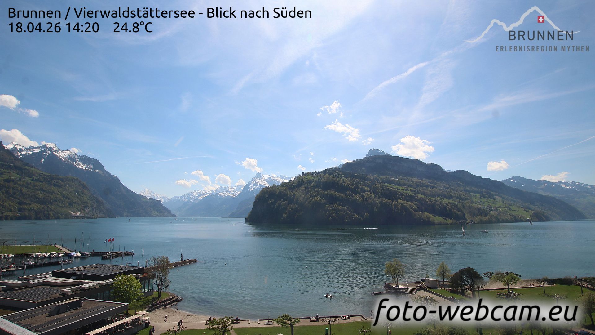 Ingenbohl: Brunnen - Vierwaldstättersee - Blick nach Süden