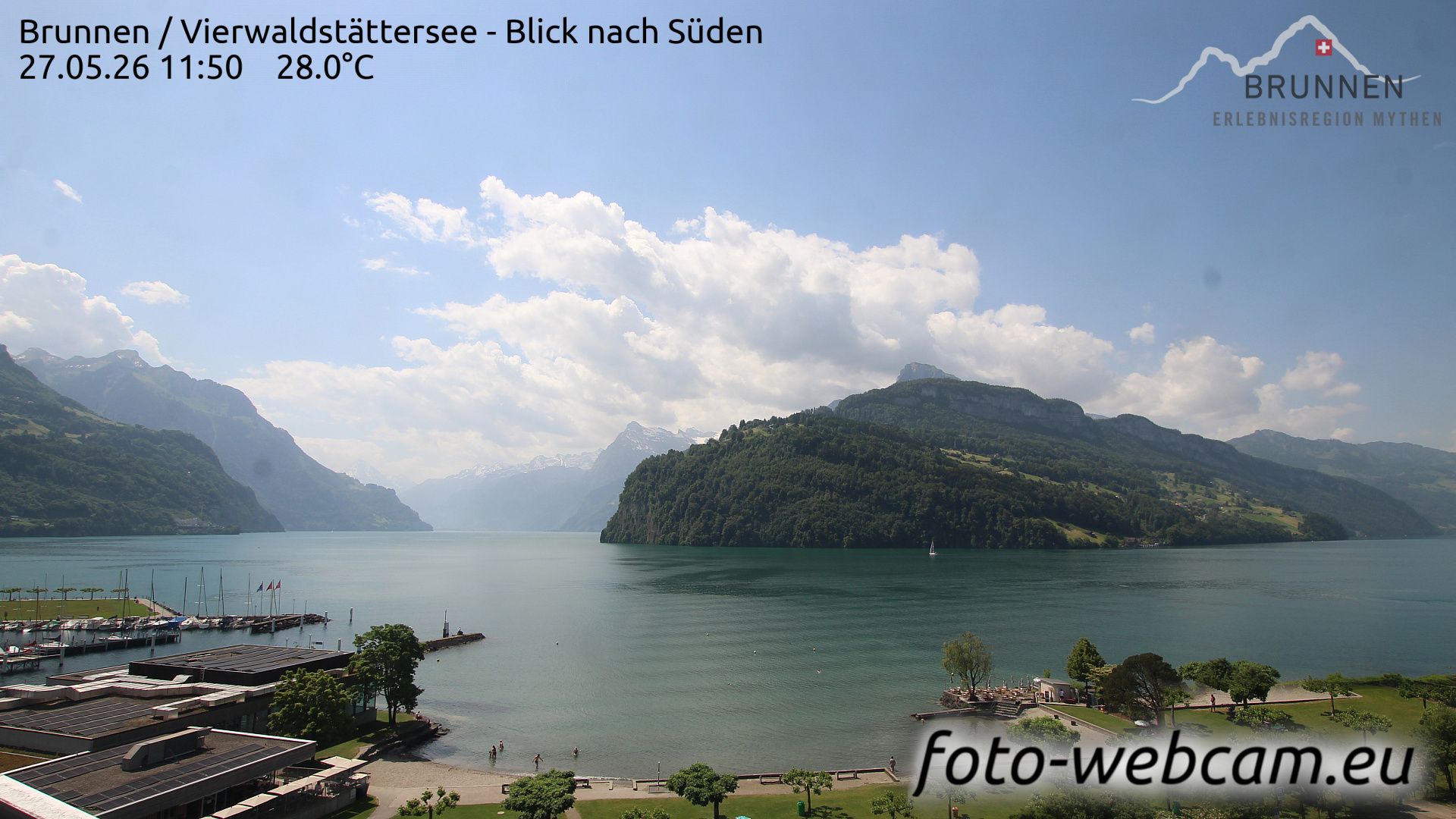 Ingenbohl: Brunnen - Vierwaldstättersee - Blick nach Süden