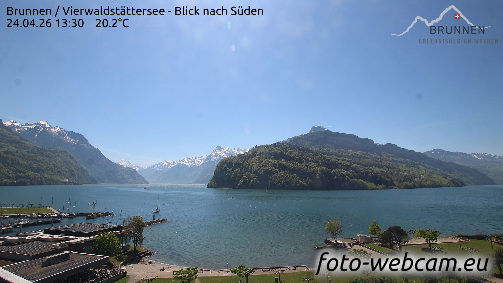 Ingenbohl: Brunnen - Vierwaldstättersee - Blick nach Süden