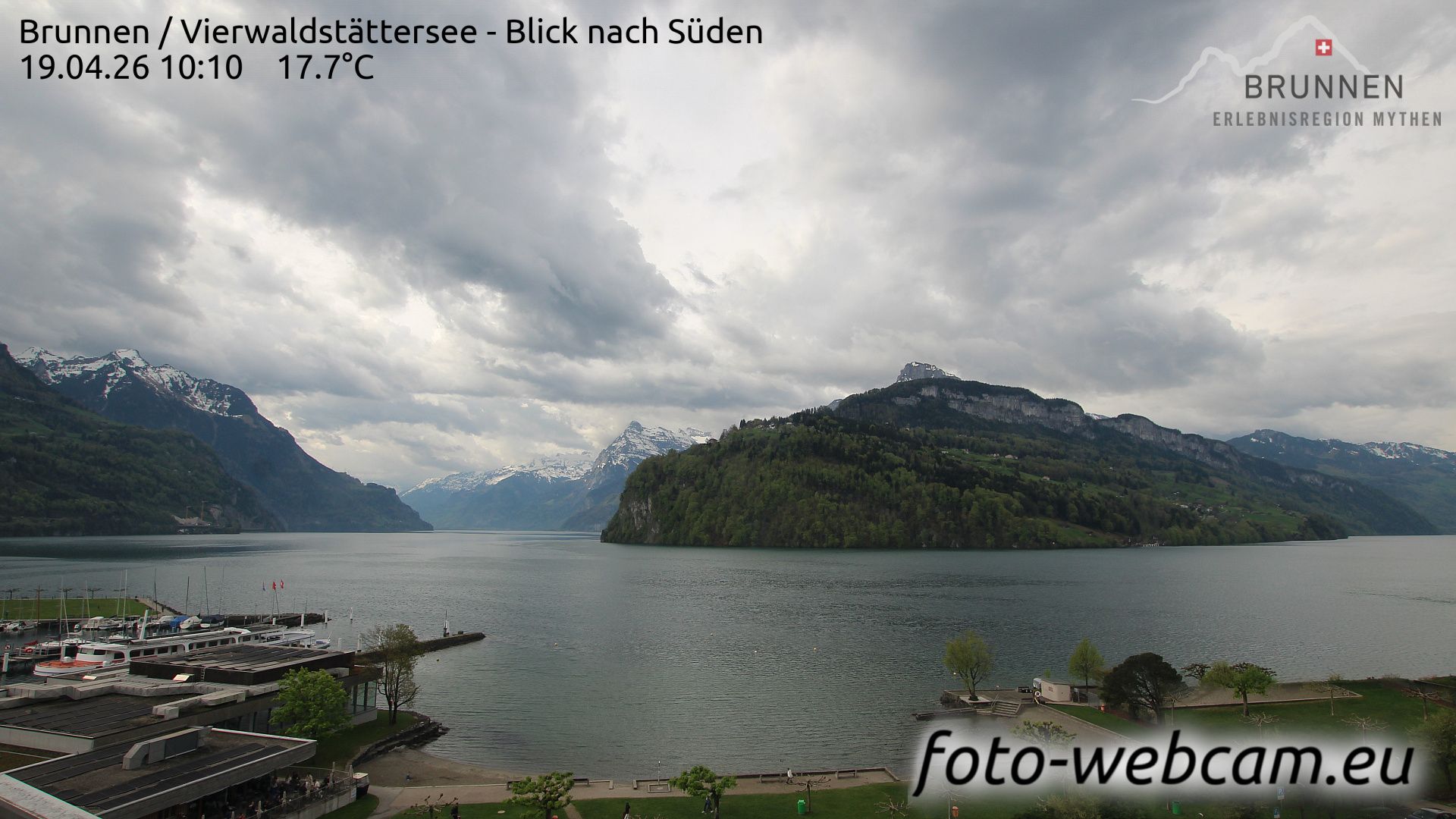 Ingenbohl: Brunnen - Vierwaldstättersee - Blick nach Süden