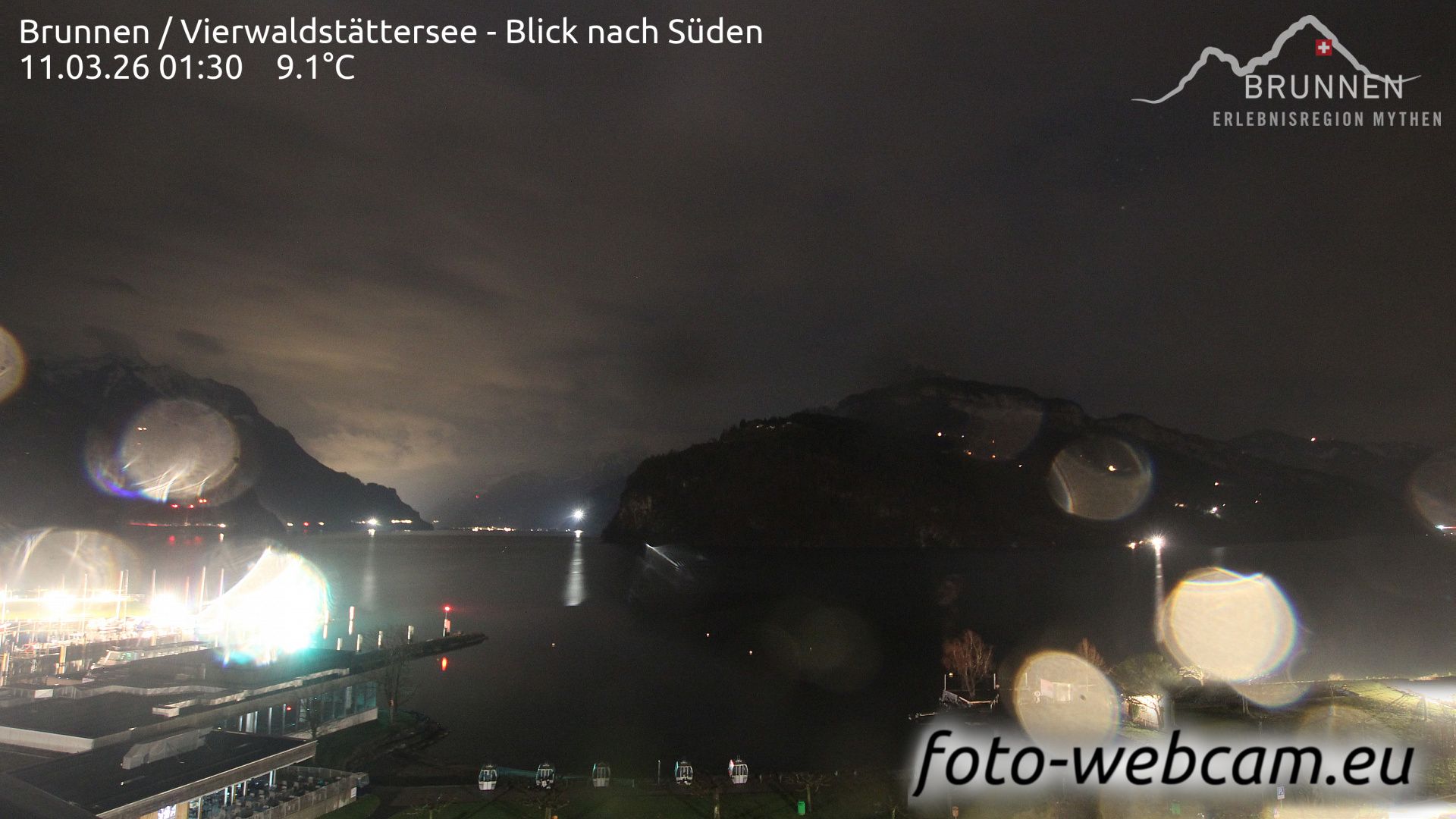 Ingenbohl: Brunnen - Vierwaldstättersee - Blick nach Süden