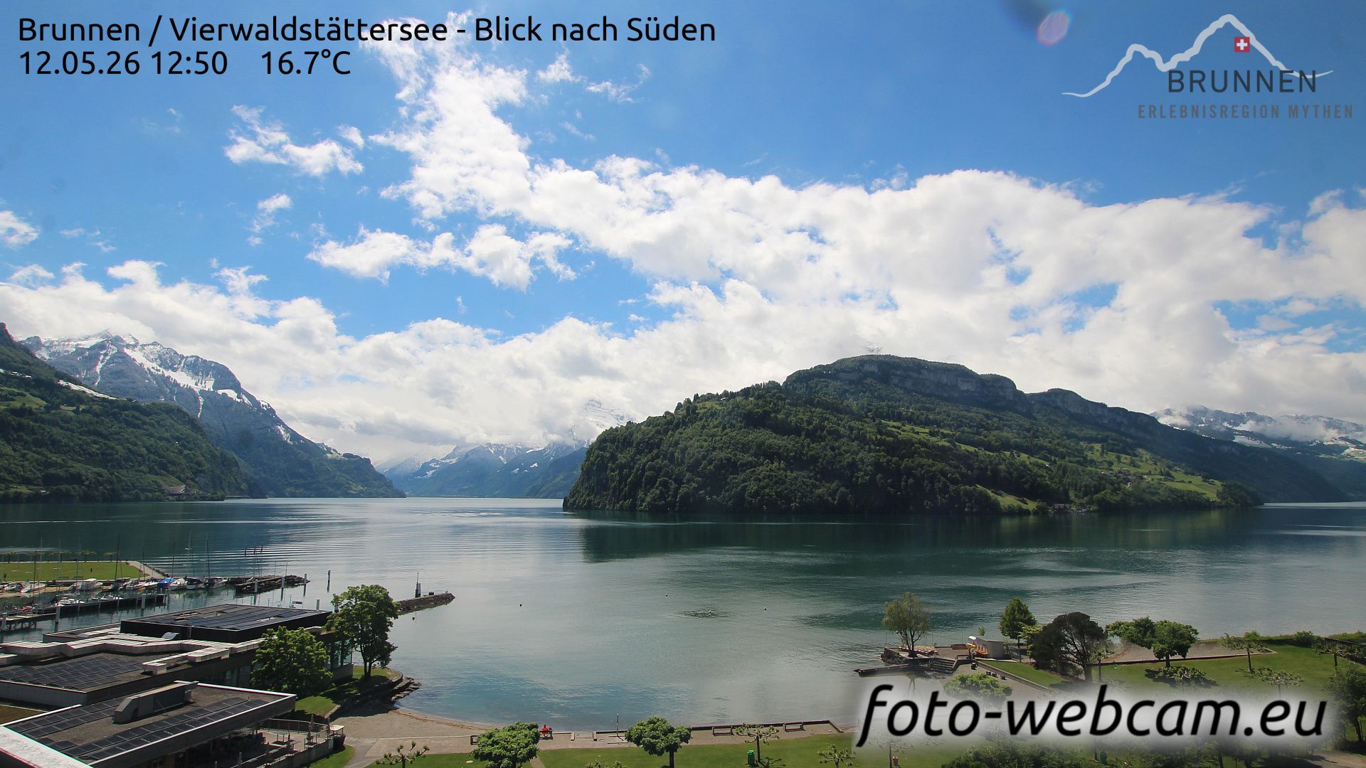 Ingenbohl: Brunnen - Vierwaldstättersee - Blick nach Süden
