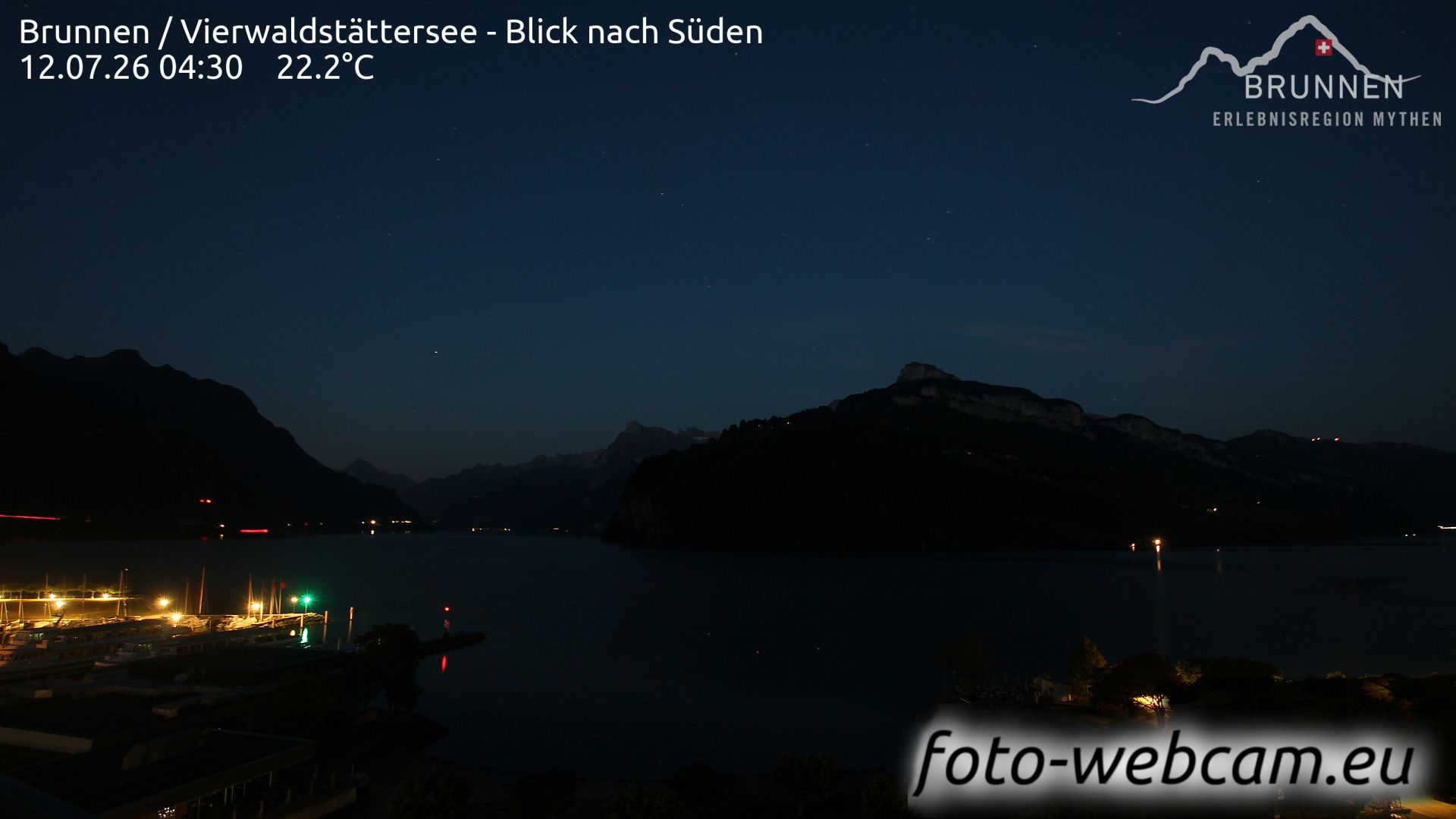 Ingenbohl: Brunnen - Vierwaldstättersee - Blick nach Süden