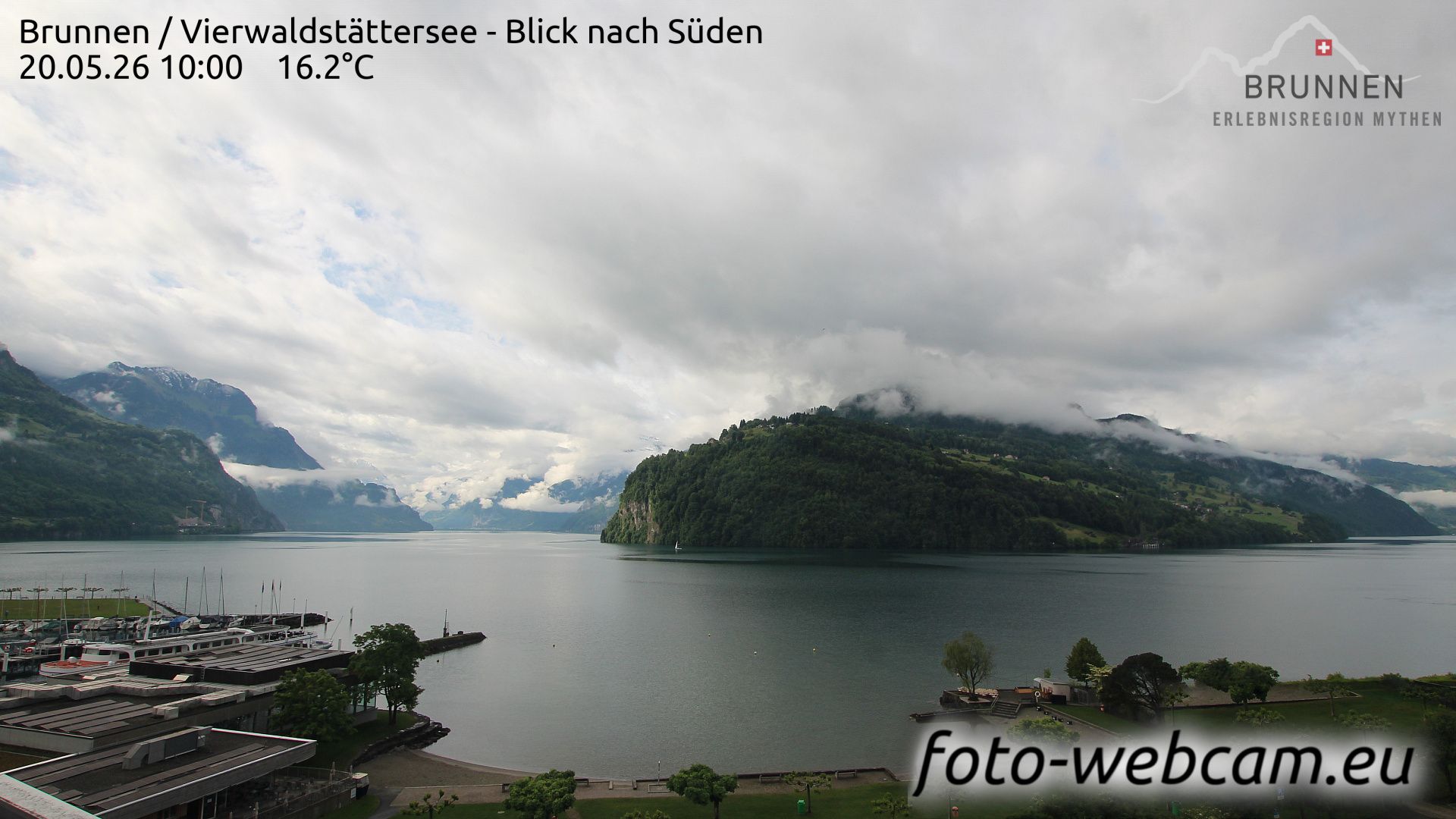 Ingenbohl: Brunnen - Vierwaldstättersee - Blick nach Süden
