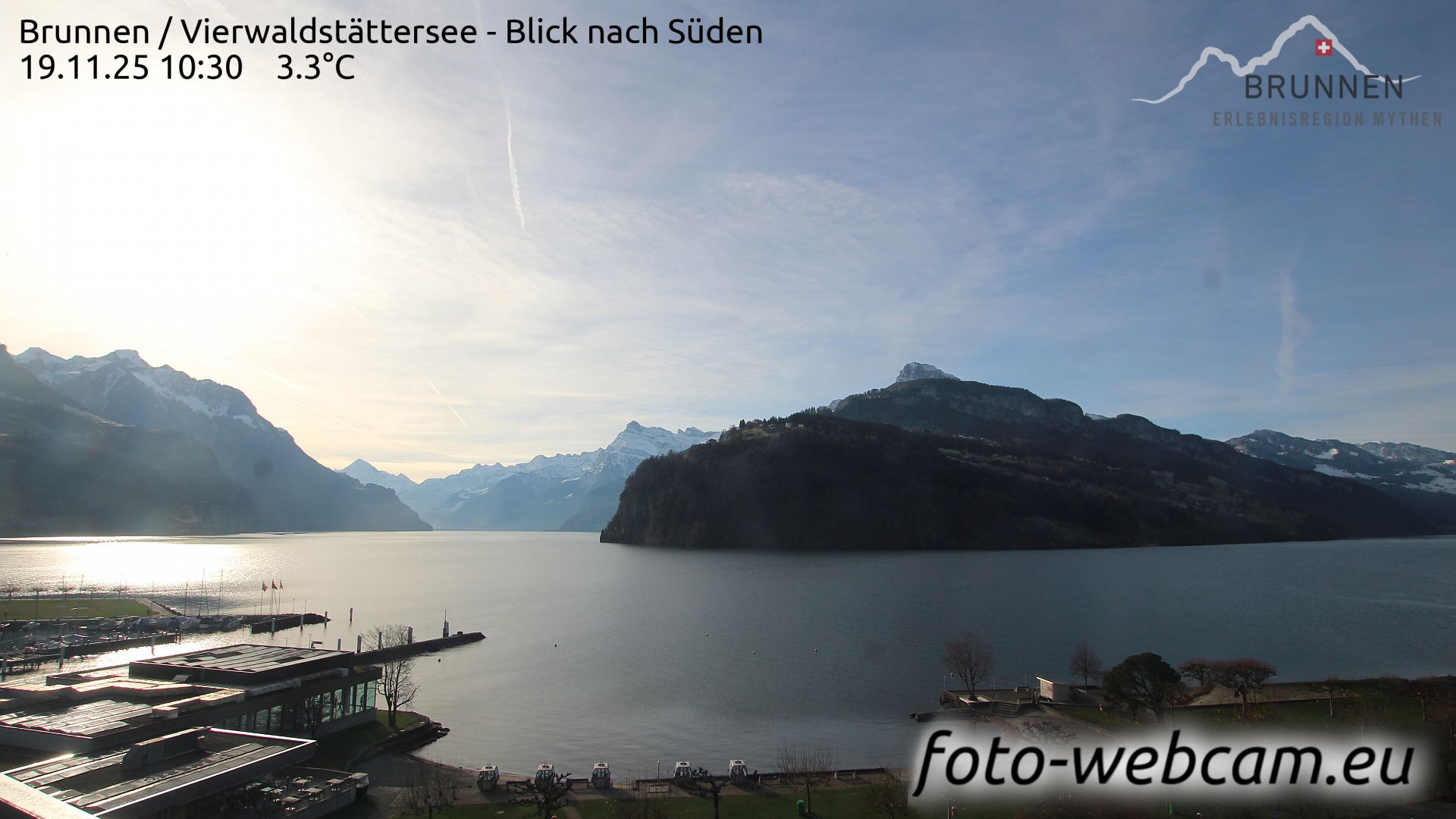 Ingenbohl: Brunnen - Vierwaldstättersee - Blick nach Süden