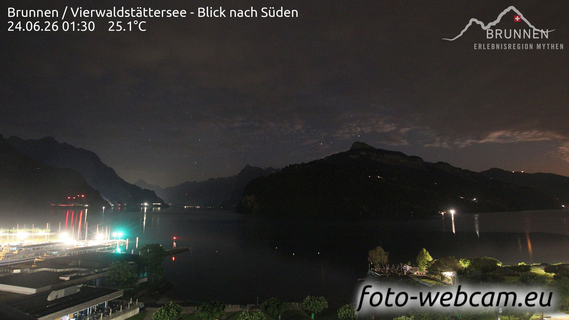 Ingenbohl: Brunnen - Vierwaldstättersee - Blick nach Süden