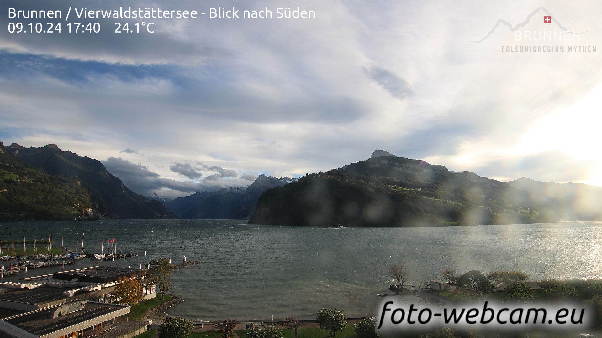 Ingenbohl: Brunnen - Vierwaldstättersee - Blick nach Süden