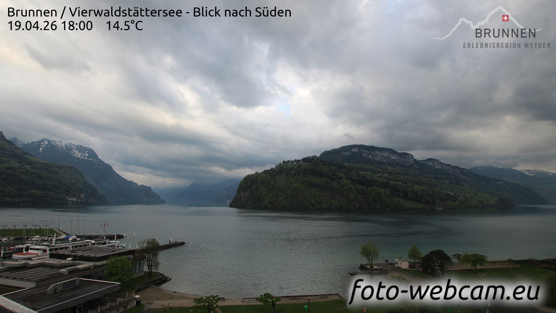 Ingenbohl: Brunnen - Vierwaldstättersee - Blick nach Süden