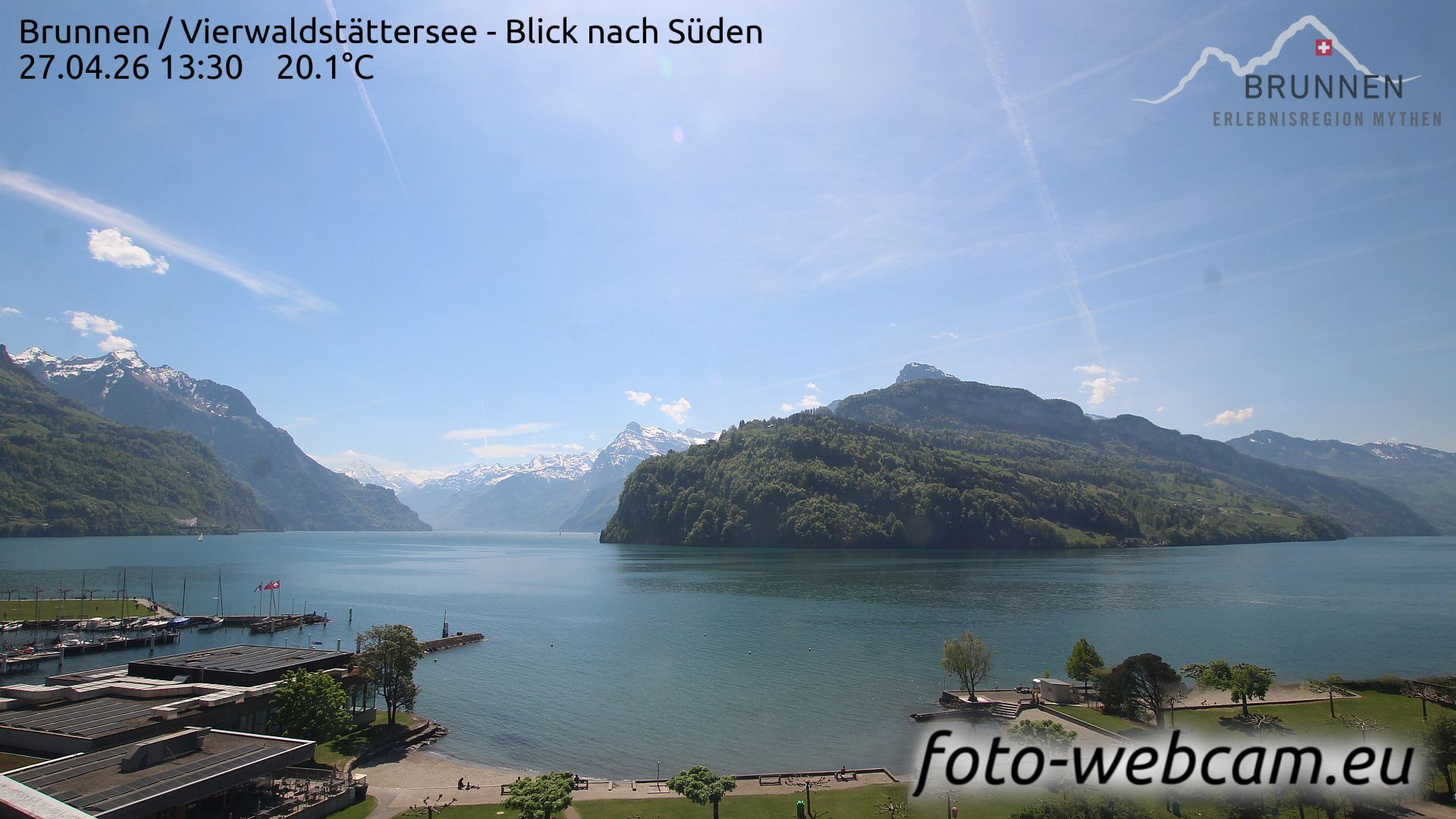Ingenbohl: Brunnen - Vierwaldstättersee - Blick nach Süden