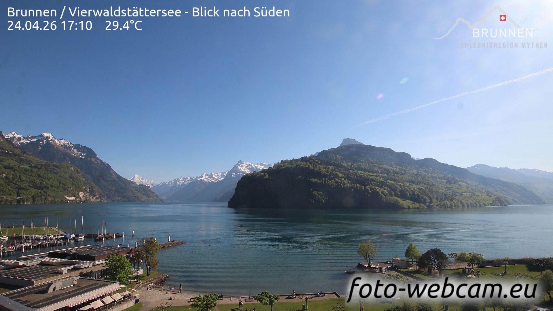 Ingenbohl: Brunnen - Vierwaldstättersee - Blick nach Süden