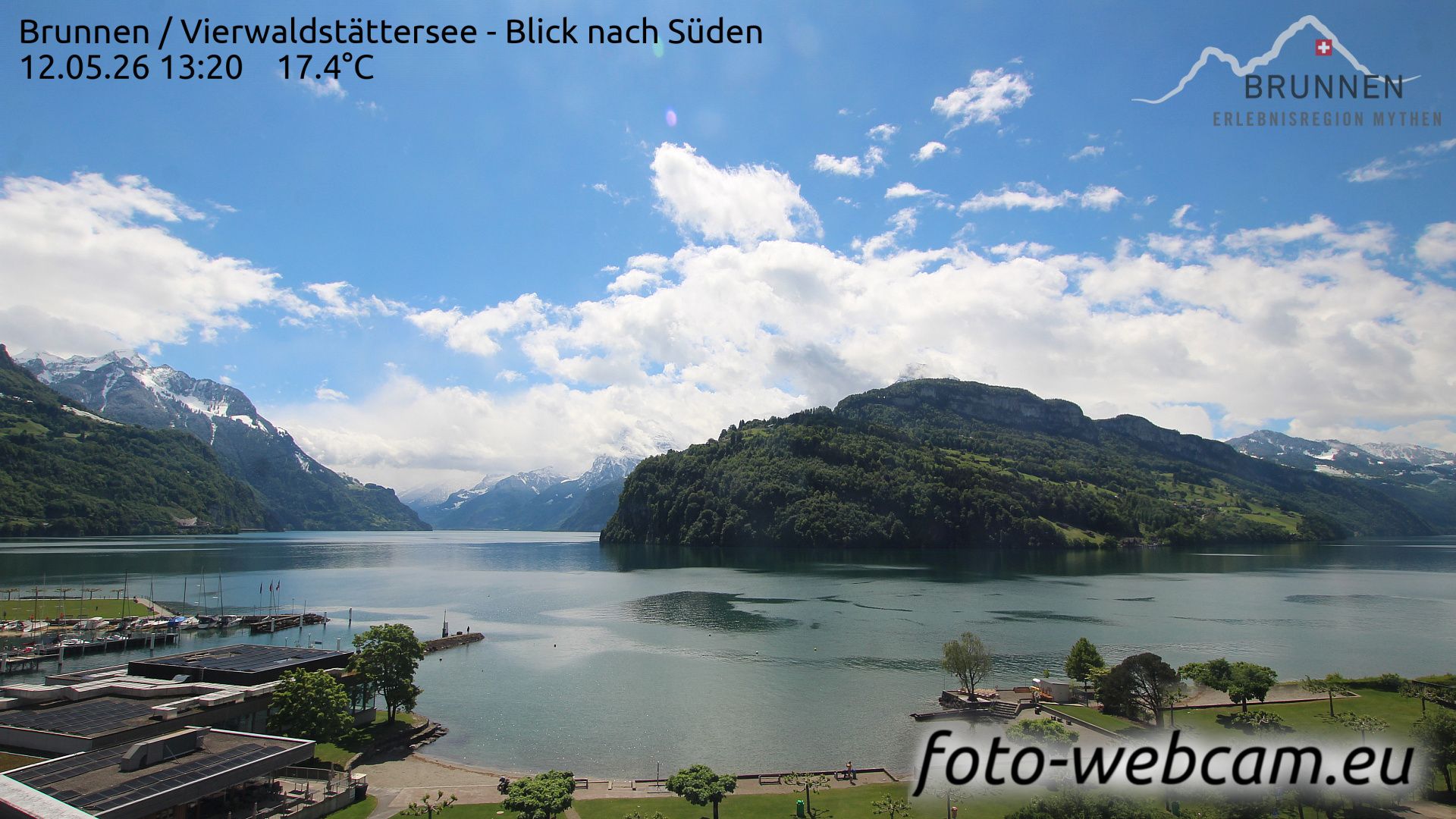 Ingenbohl: Brunnen - Vierwaldstättersee - Blick nach Süden