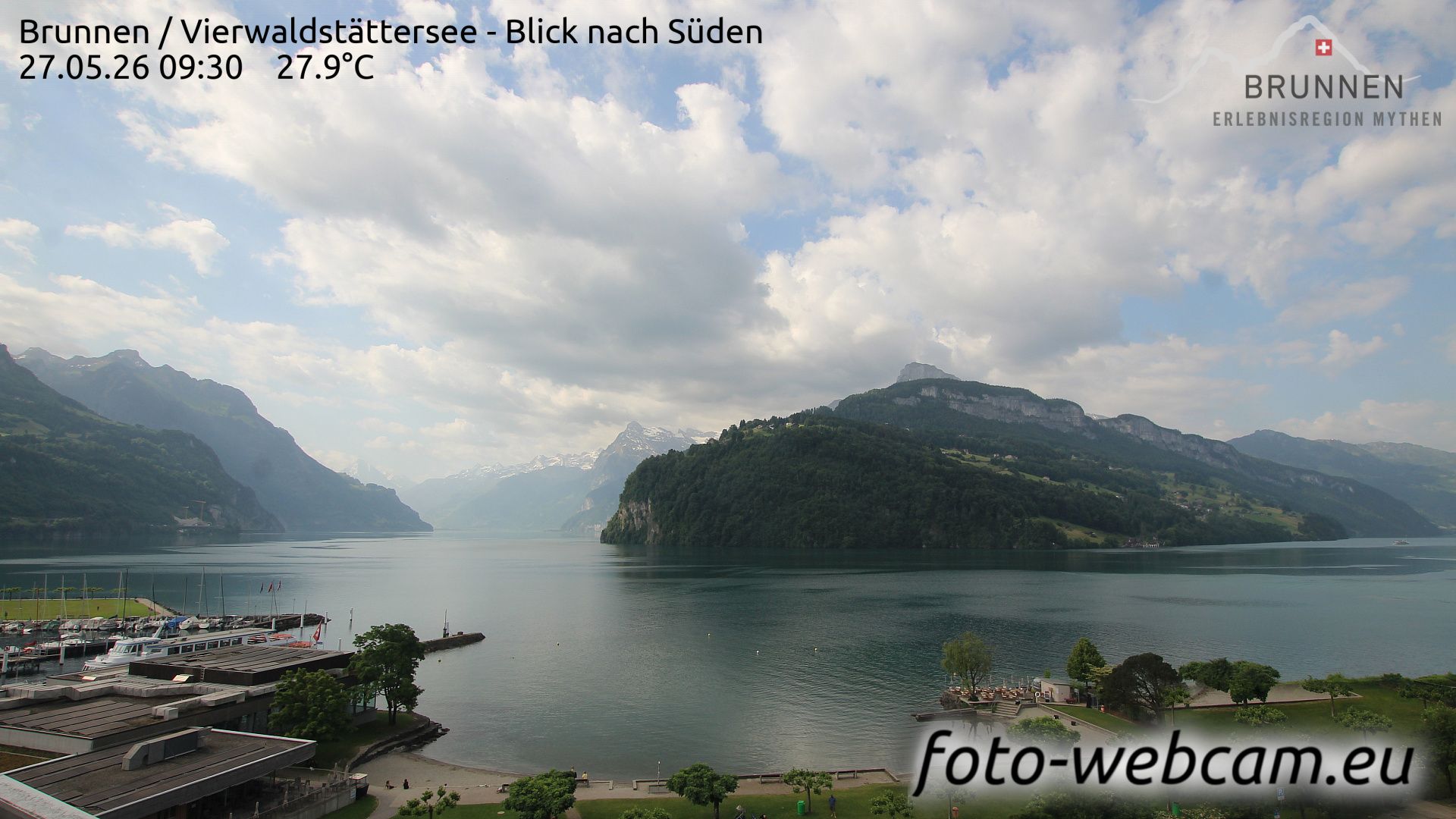 Ingenbohl: Brunnen - Vierwaldstättersee - Blick nach Süden