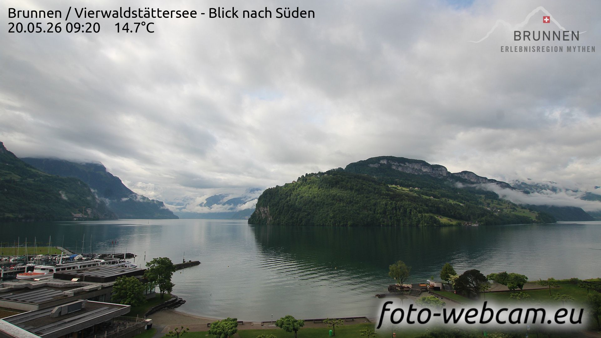 Ingenbohl: Brunnen - Vierwaldstättersee - Blick nach Süden