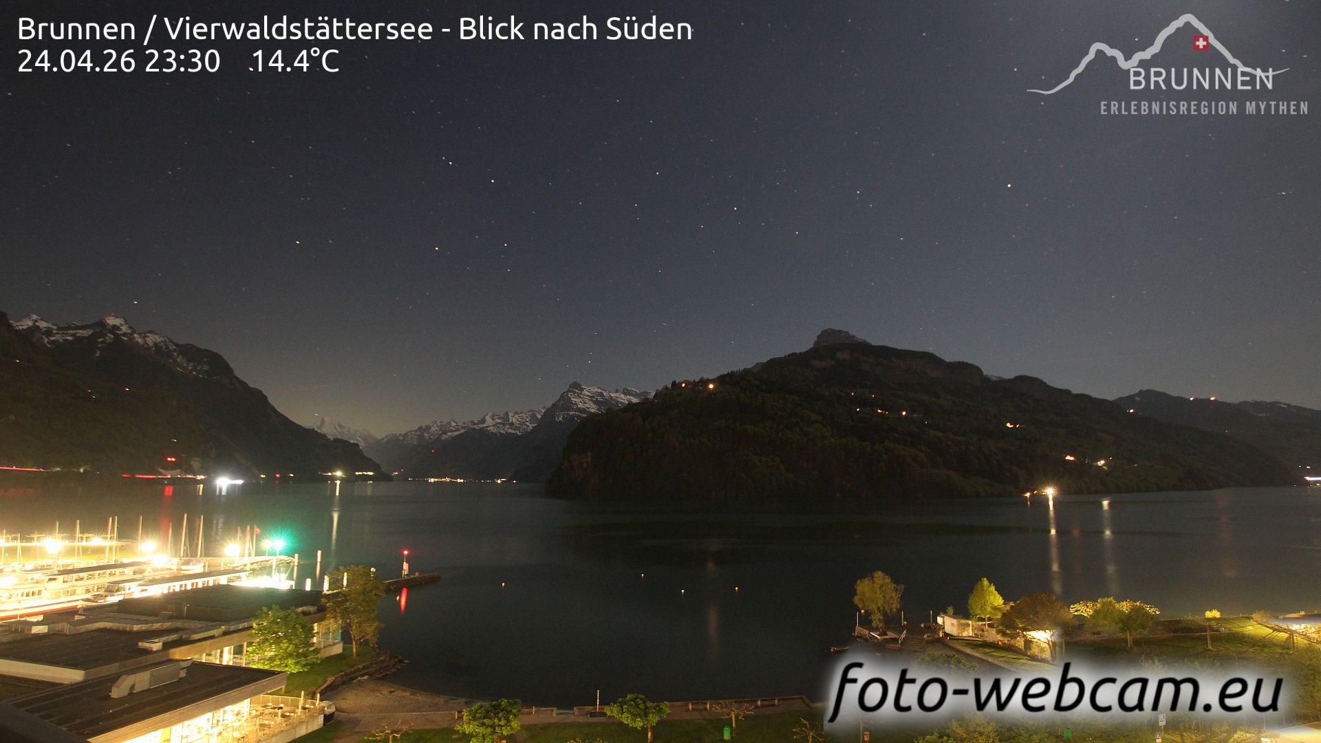 Ingenbohl: Brunnen - Vierwaldstättersee - Blick nach Süden