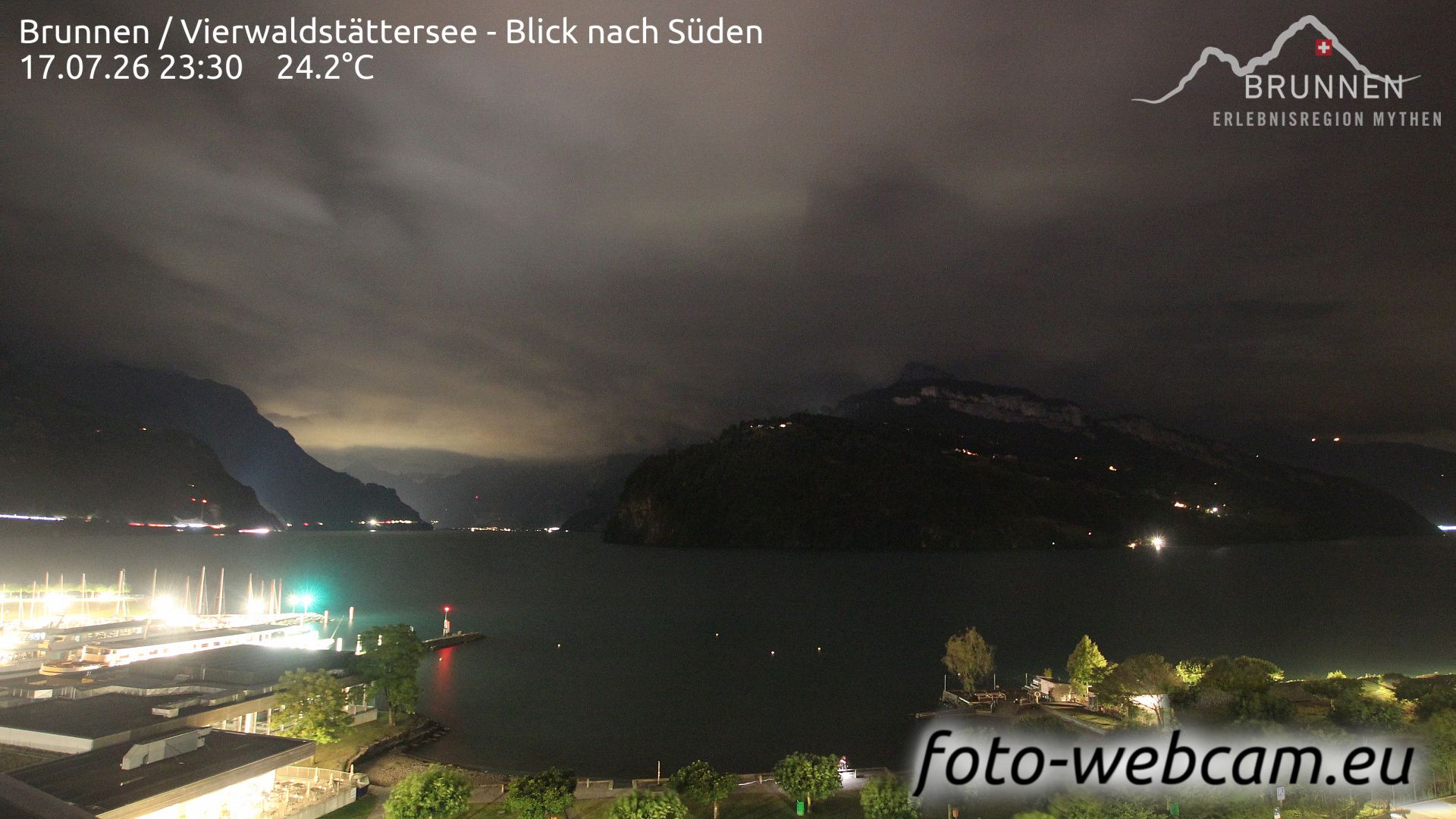 Ingenbohl: Brunnen - Vierwaldstättersee - Blick nach Süden
