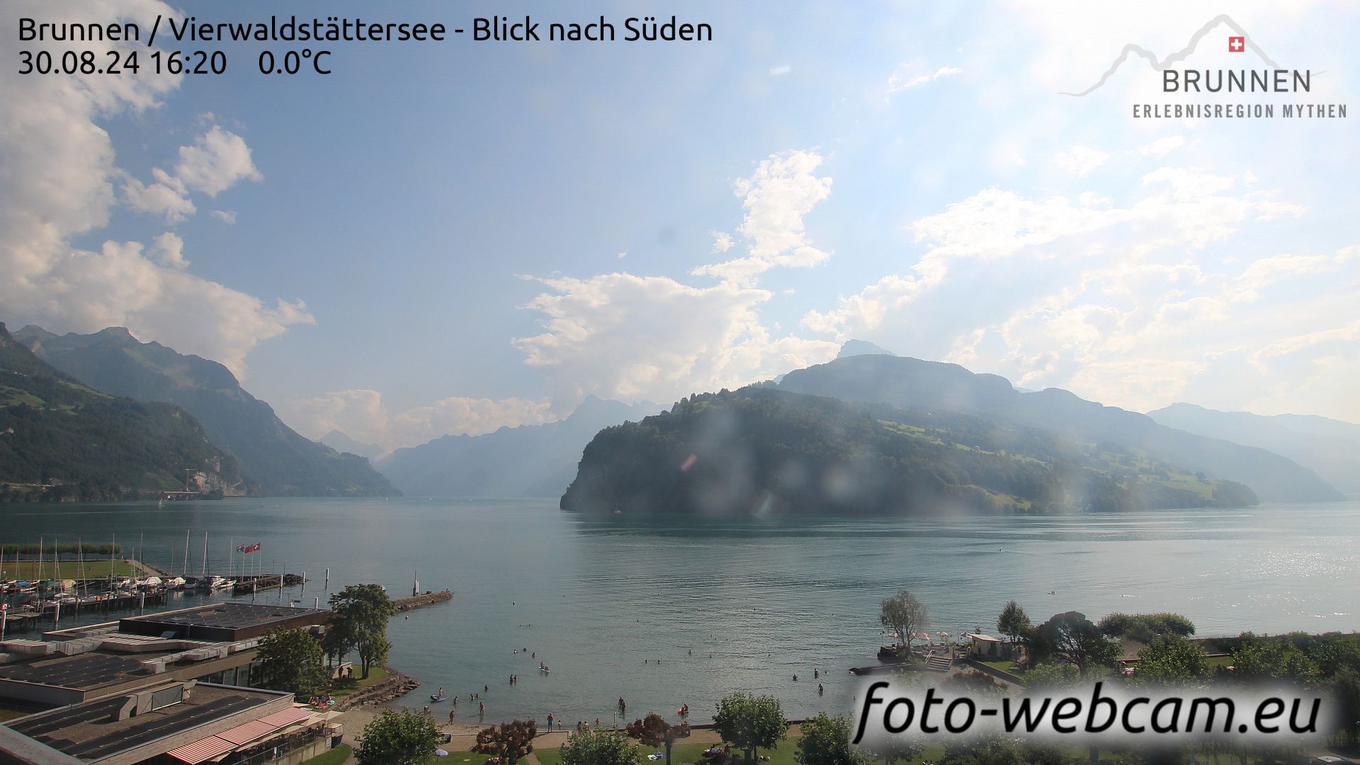 Ingenbohl: Brunnen - Vierwaldstättersee - Blick nach Süden