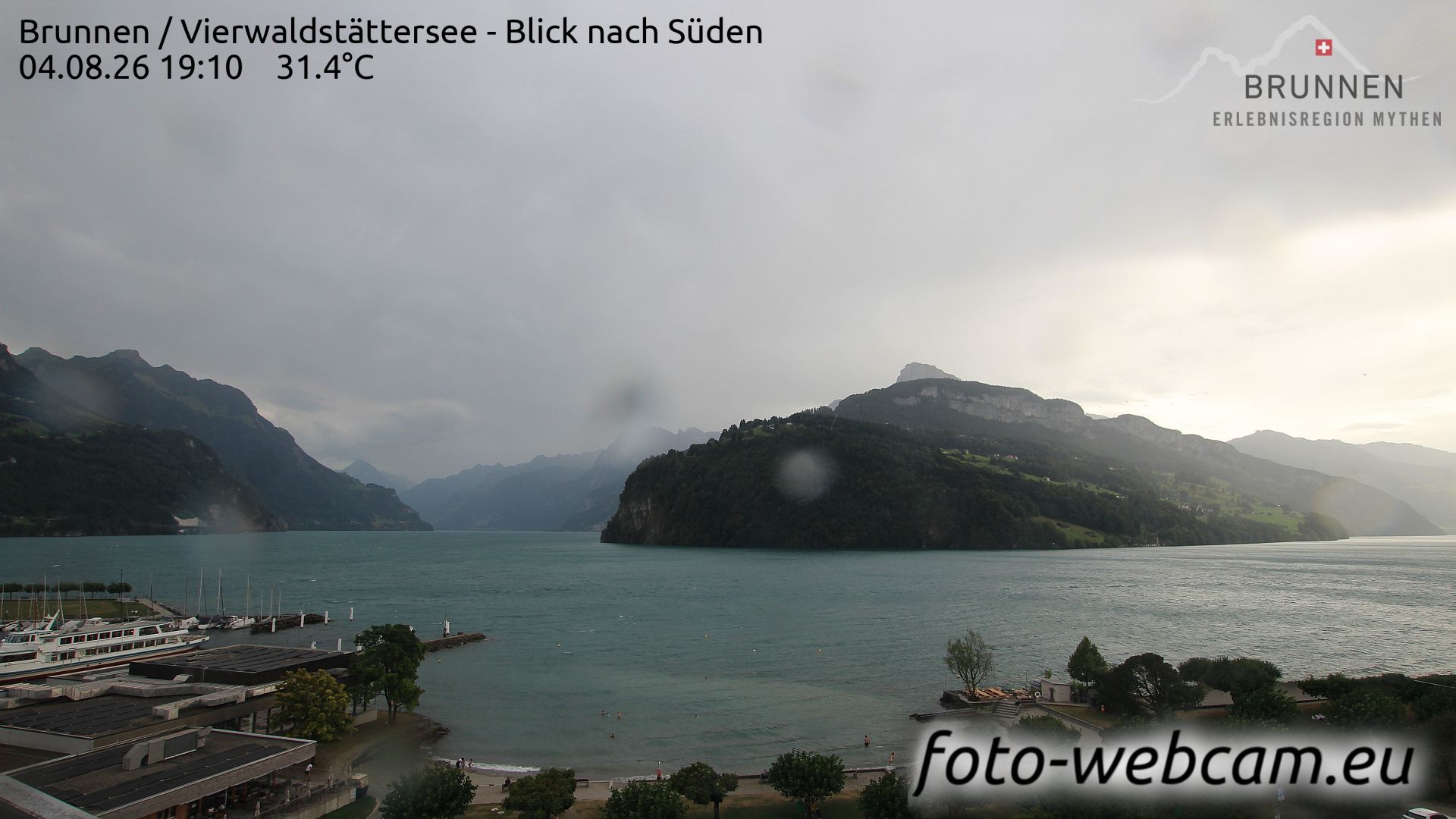 Ingenbohl: Brunnen - Vierwaldstättersee - Blick nach Süden