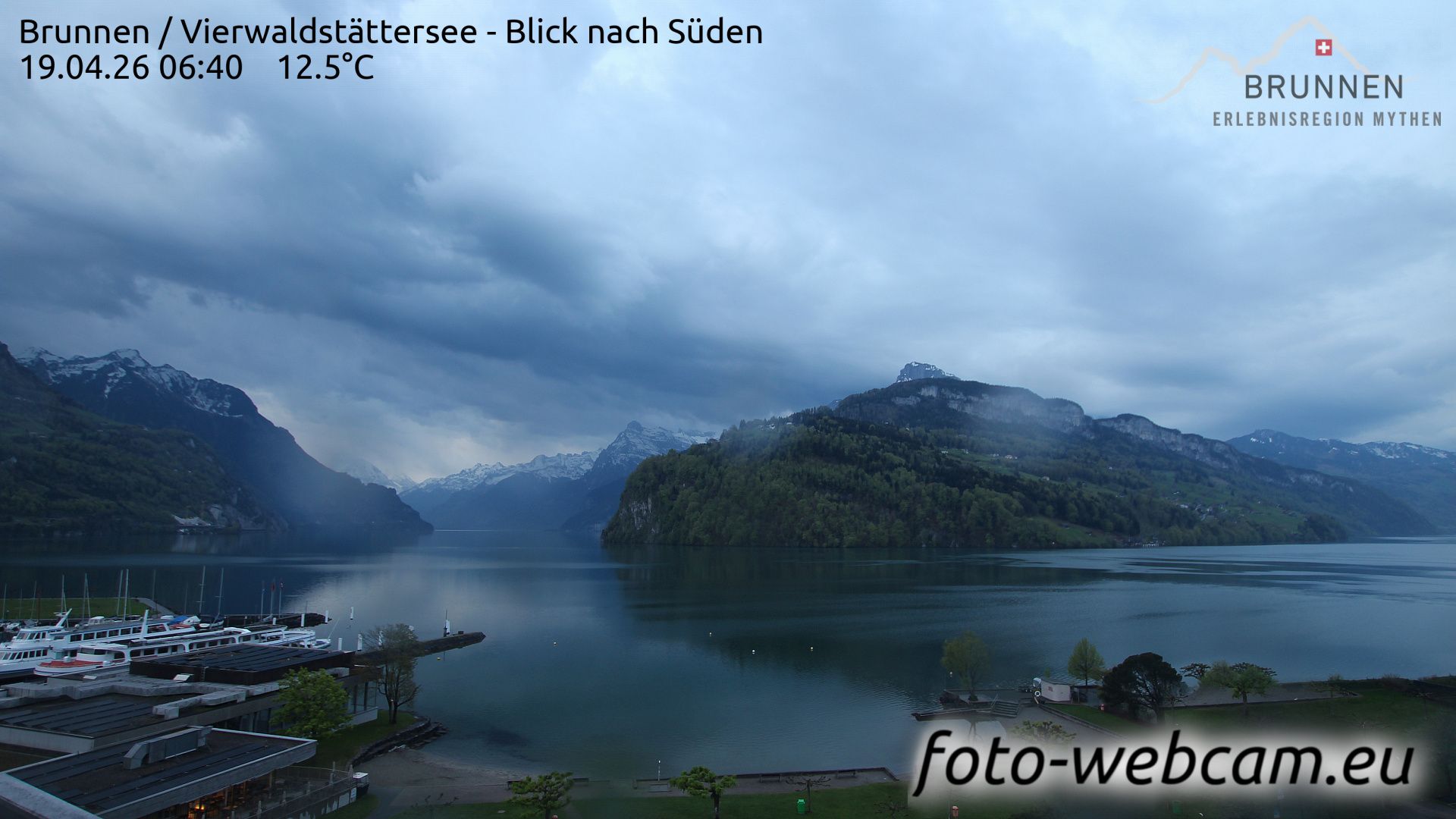 Ingenbohl: Brunnen - Vierwaldstättersee - Blick nach Süden