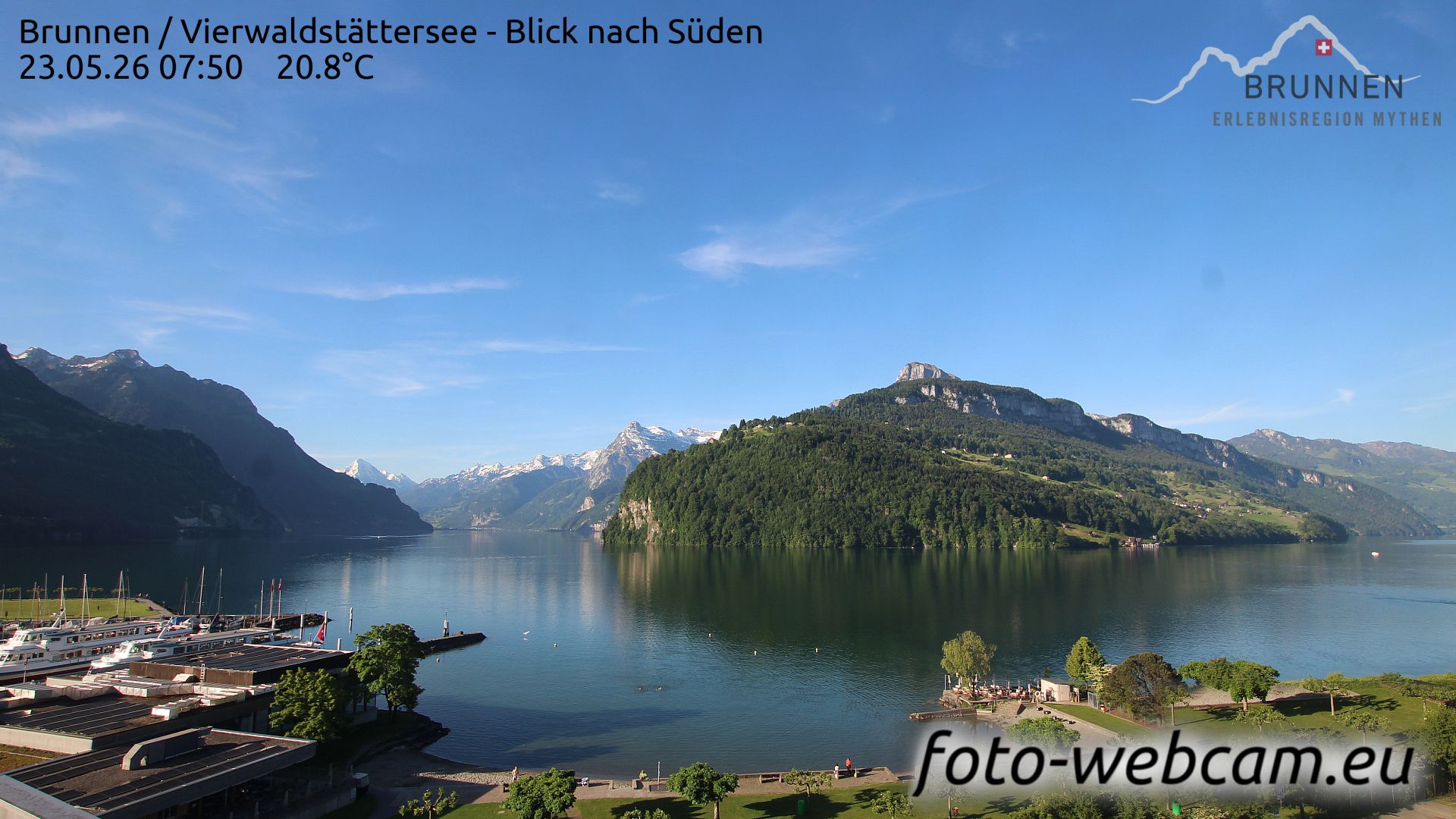 Ingenbohl: Brunnen - Vierwaldstättersee - Blick nach Süden