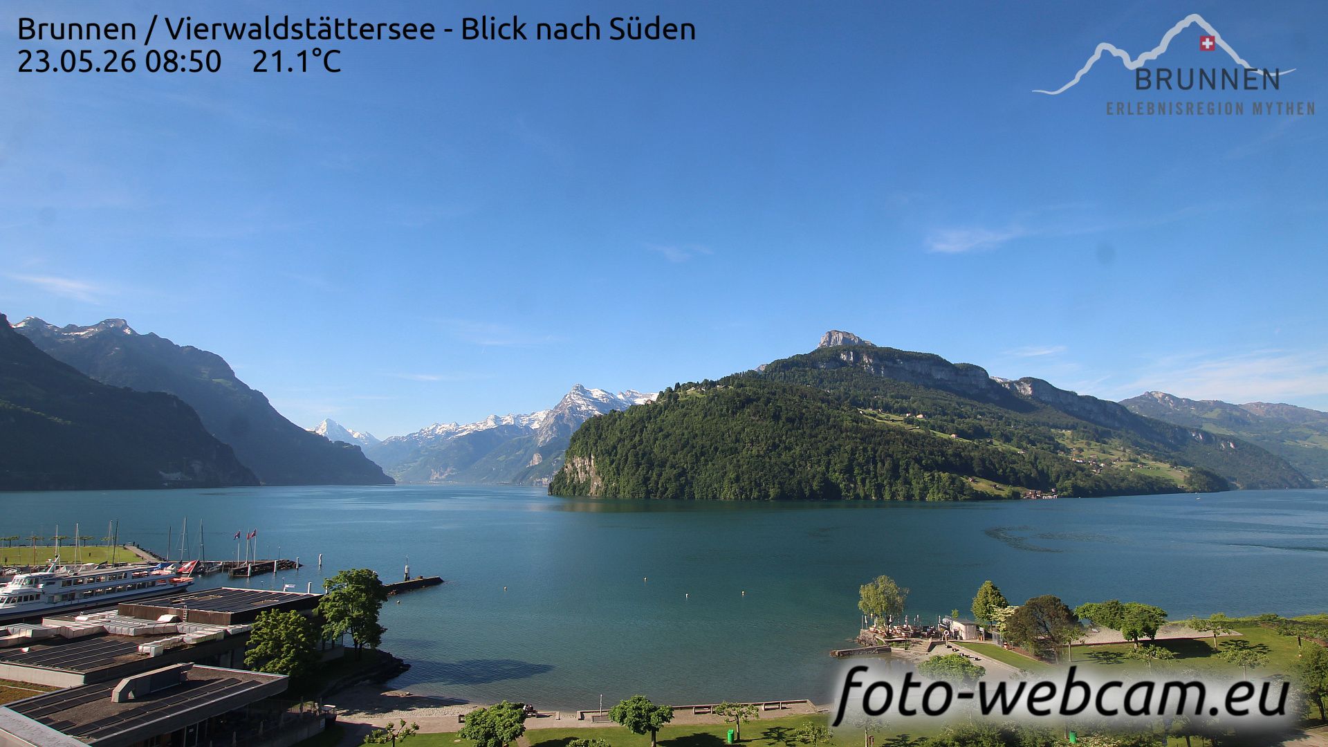 Ingenbohl: Brunnen - Vierwaldstättersee - Blick nach Süden
