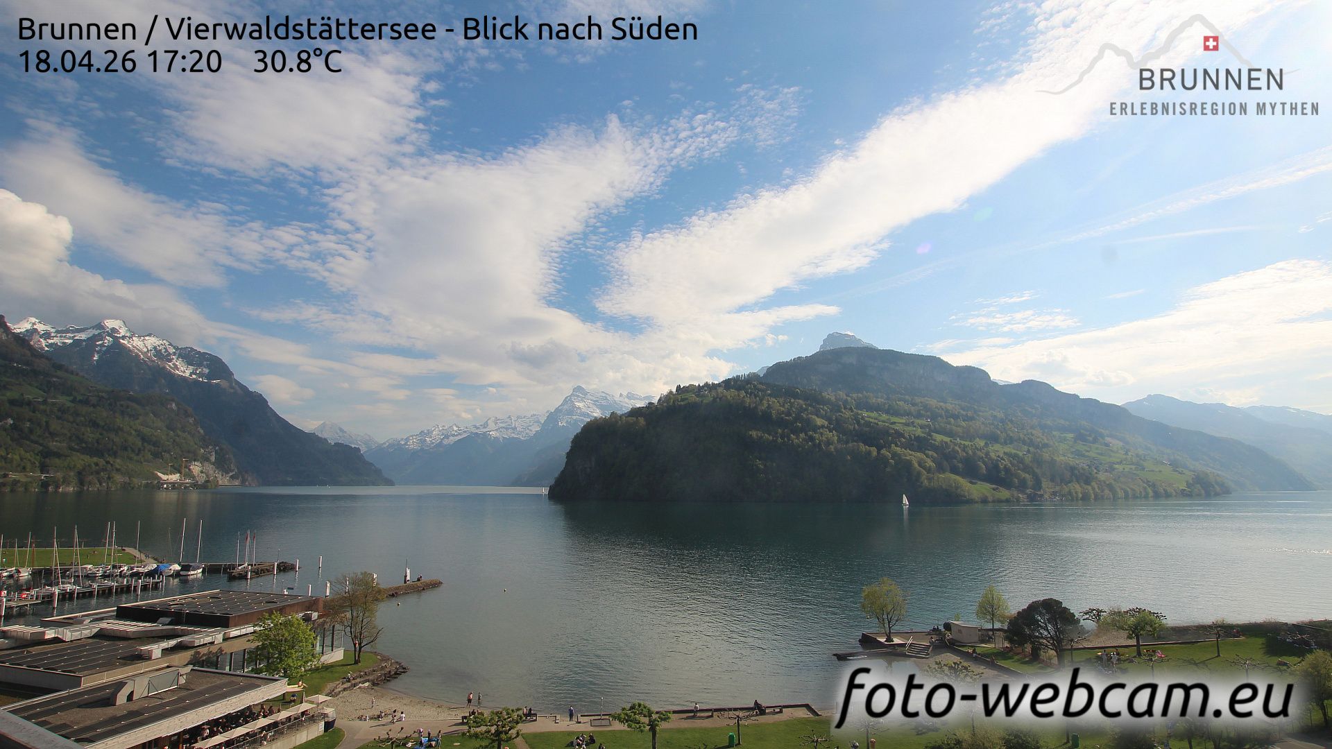 Ingenbohl: Brunnen - Vierwaldstättersee - Blick nach Süden