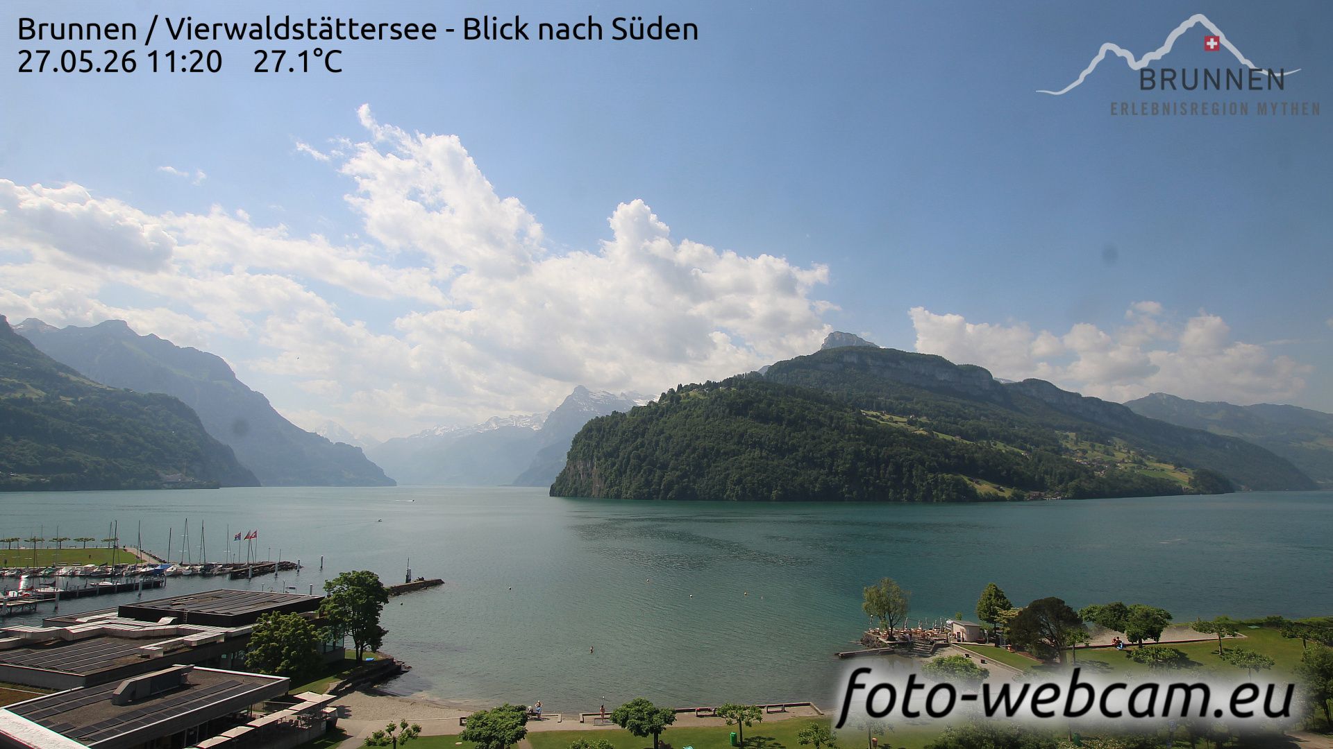 Ingenbohl: Brunnen - Vierwaldstättersee - Blick nach Süden