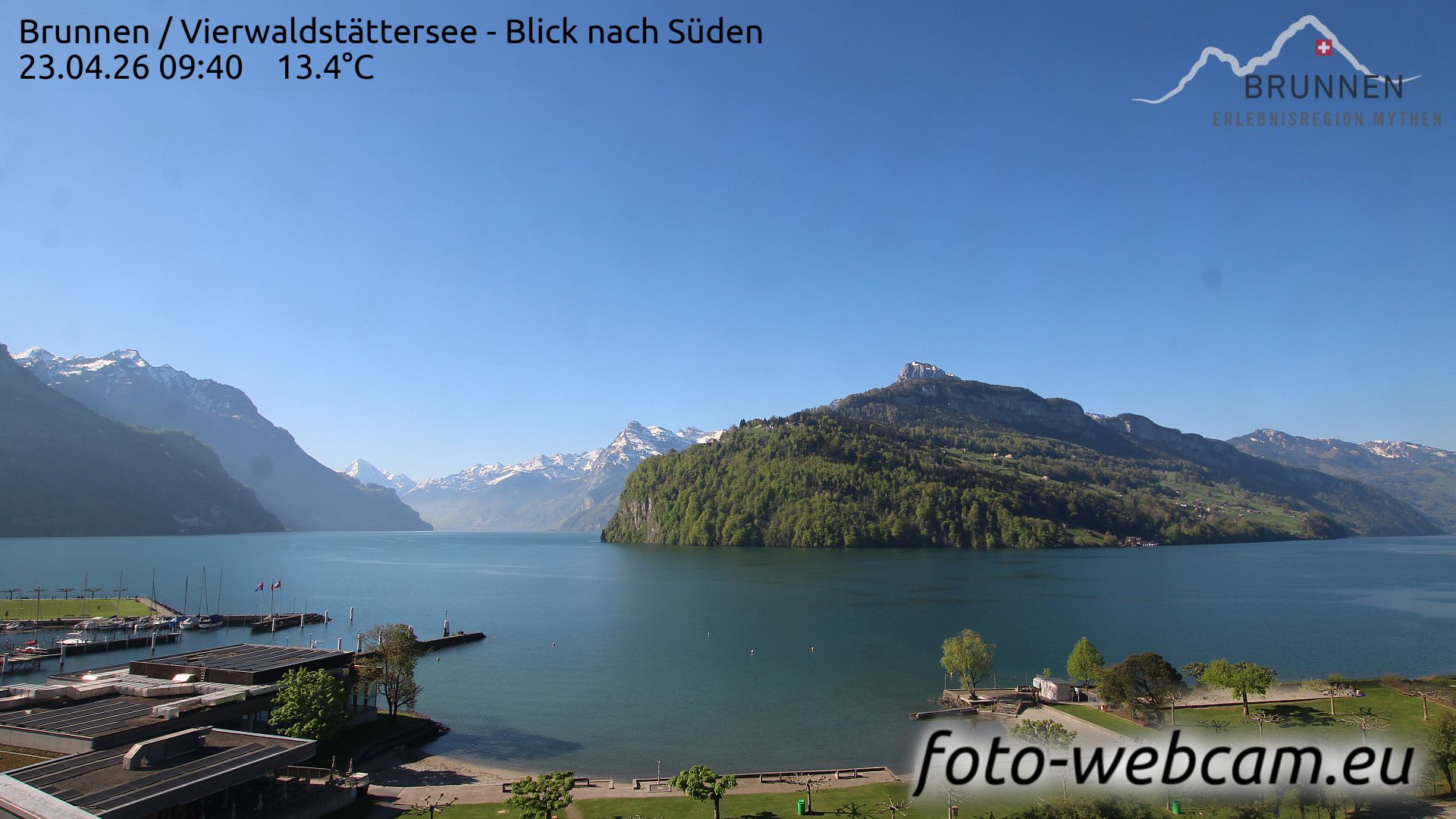 Ingenbohl: Brunnen - Vierwaldstättersee - Blick nach Süden