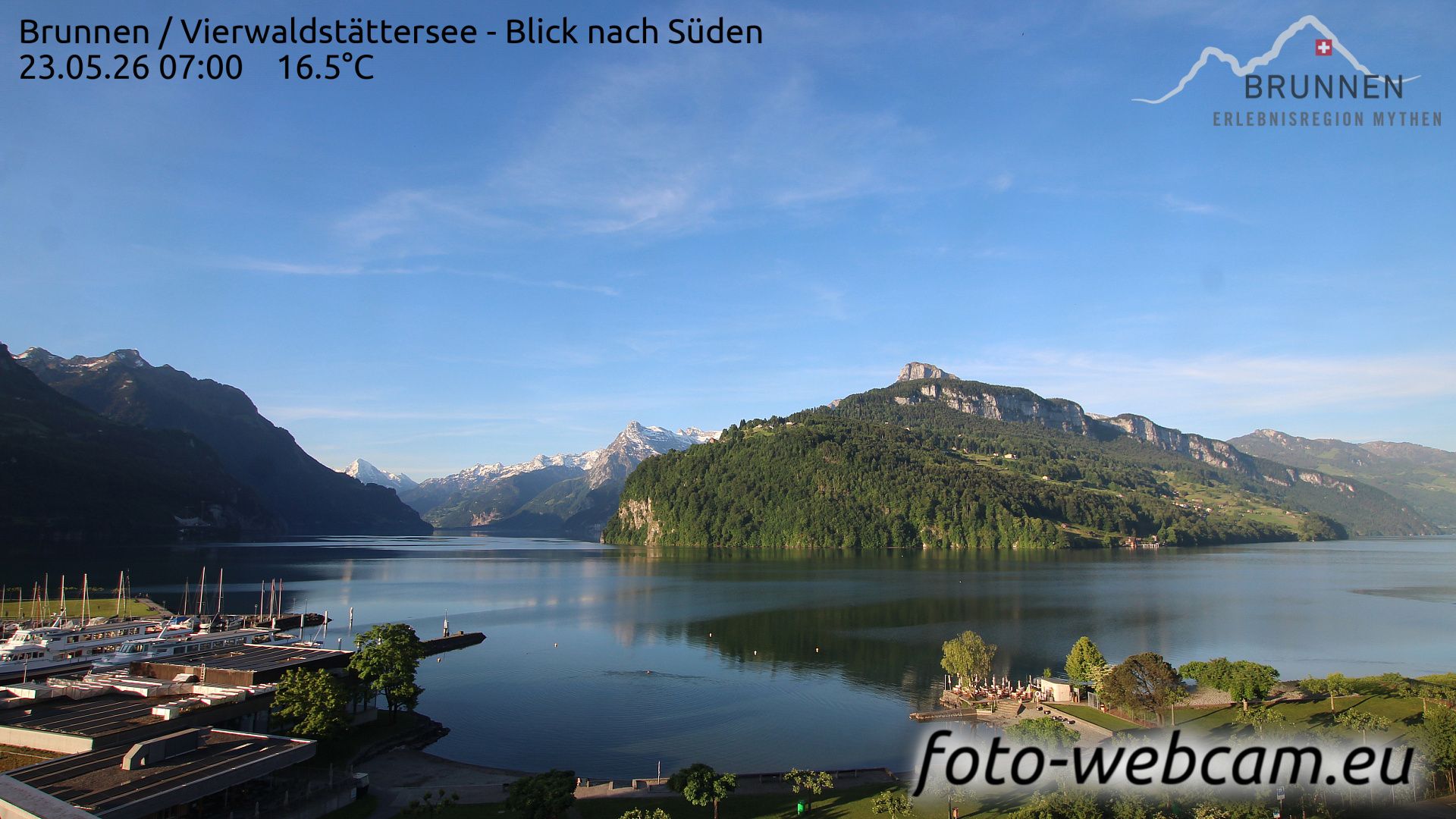 Ingenbohl: Brunnen - Vierwaldstättersee - Blick nach Süden