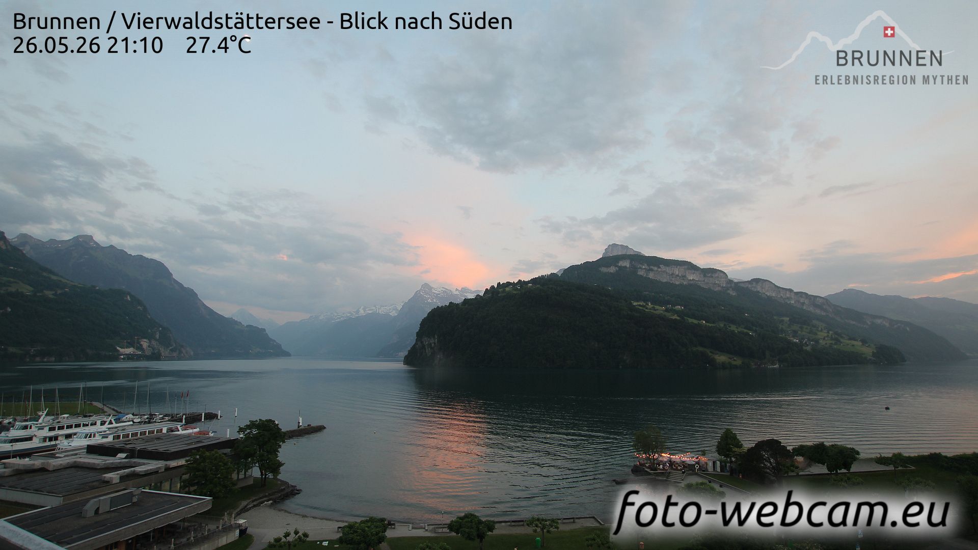 Ingenbohl: Brunnen - Vierwaldstättersee - Blick nach Süden