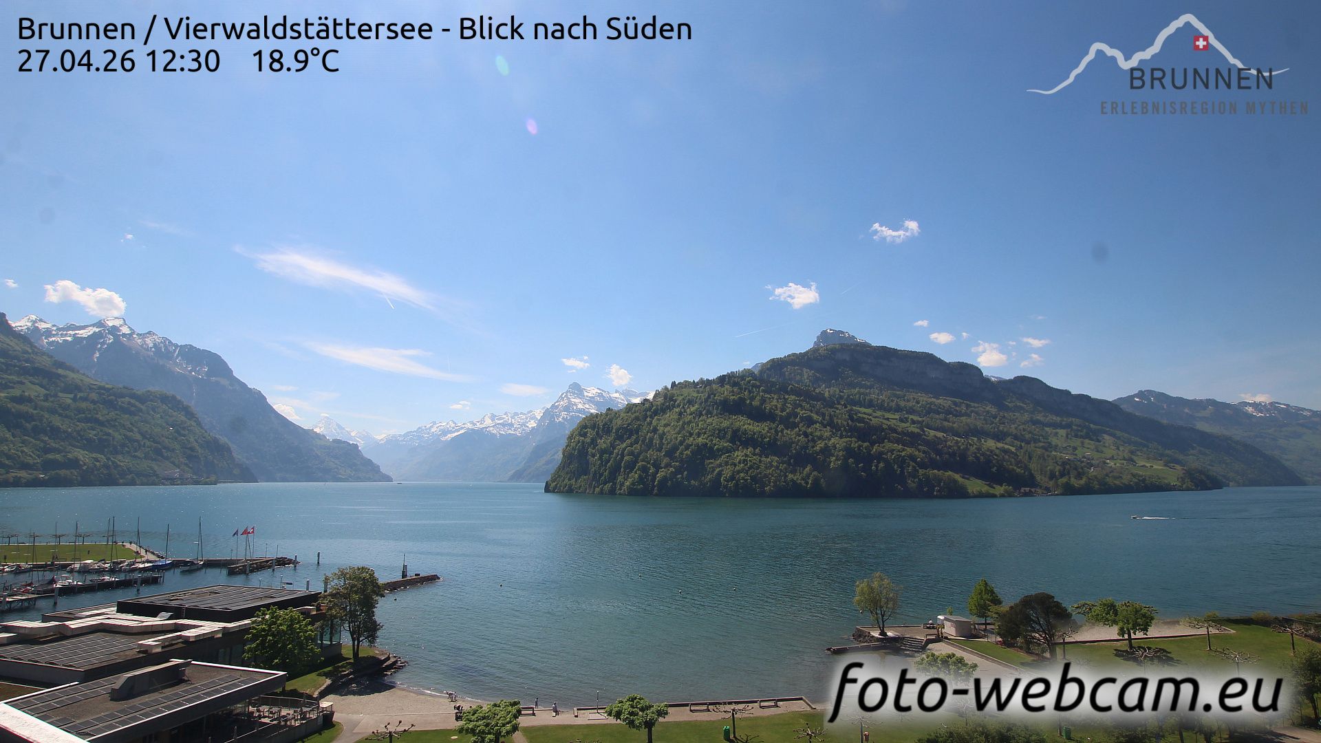 Ingenbohl: Brunnen - Vierwaldstättersee - Blick nach Süden