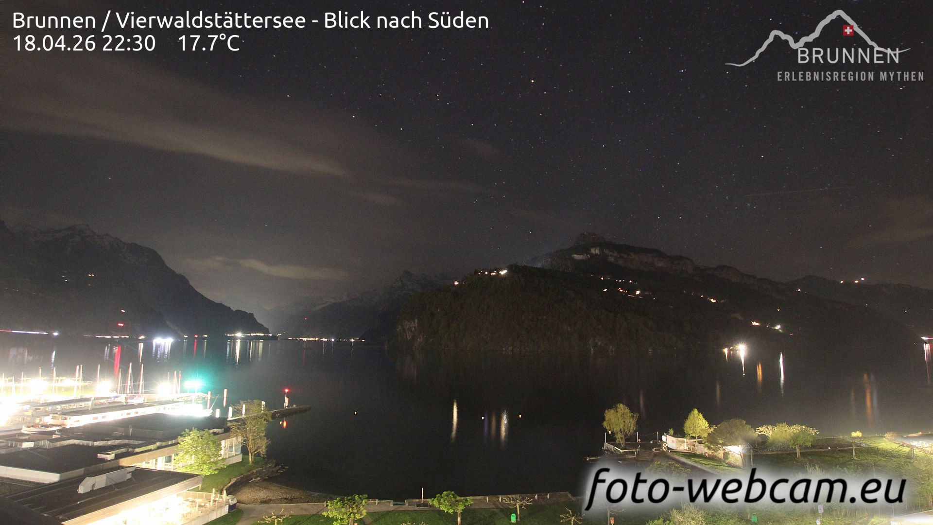 Ingenbohl: Brunnen - Vierwaldstättersee - Blick nach Süden