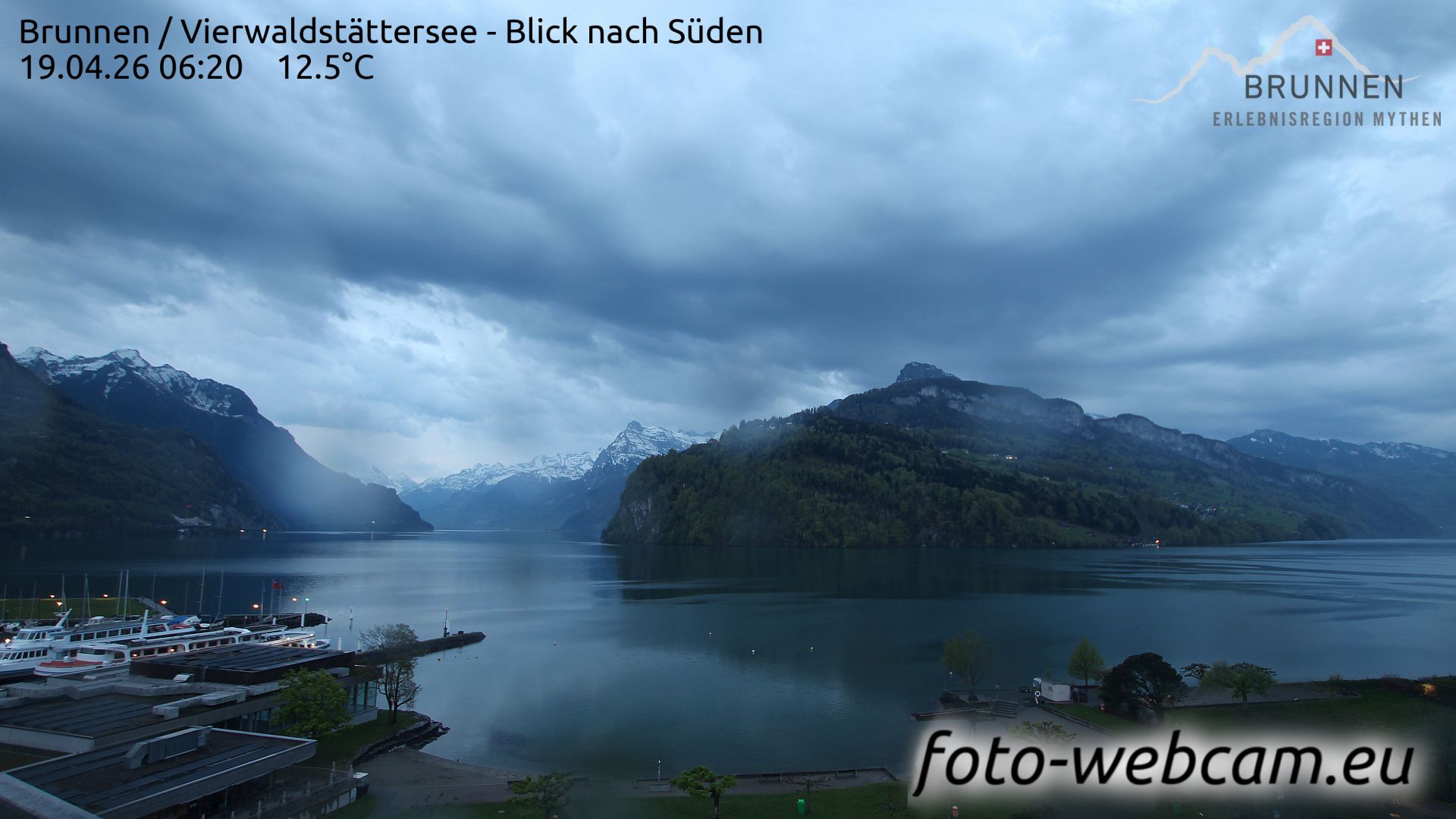 Ingenbohl: Brunnen - Vierwaldstättersee - Blick nach Süden