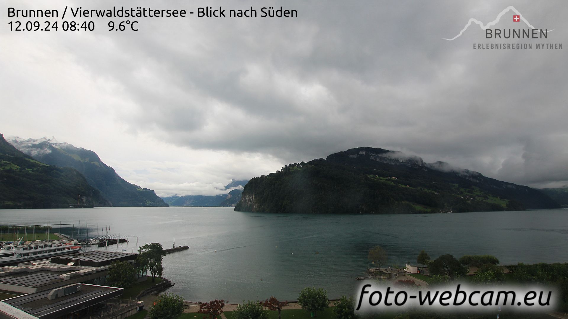 Ingenbohl: Brunnen - Vierwaldstättersee - Blick nach Süden