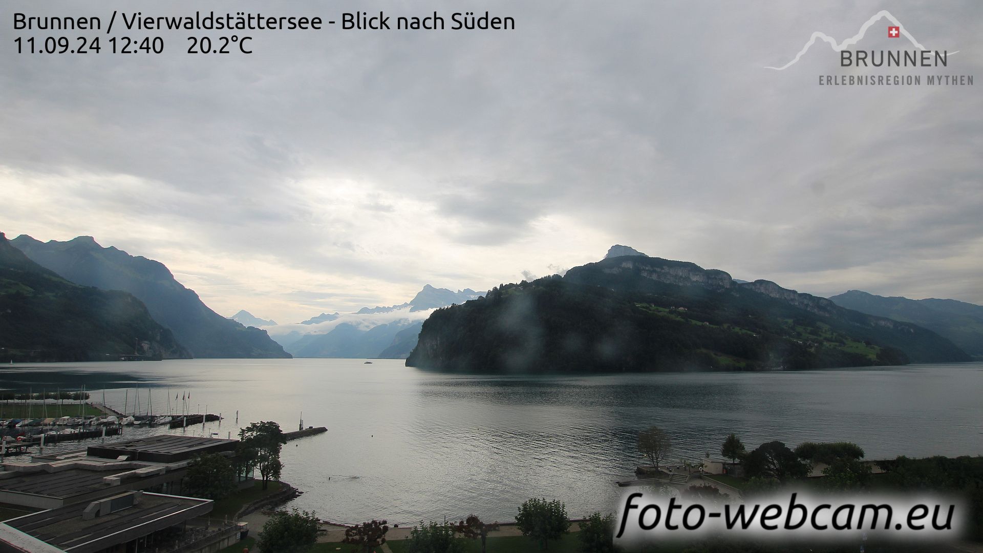 Ingenbohl: Brunnen - Vierwaldstättersee - Blick nach Süden