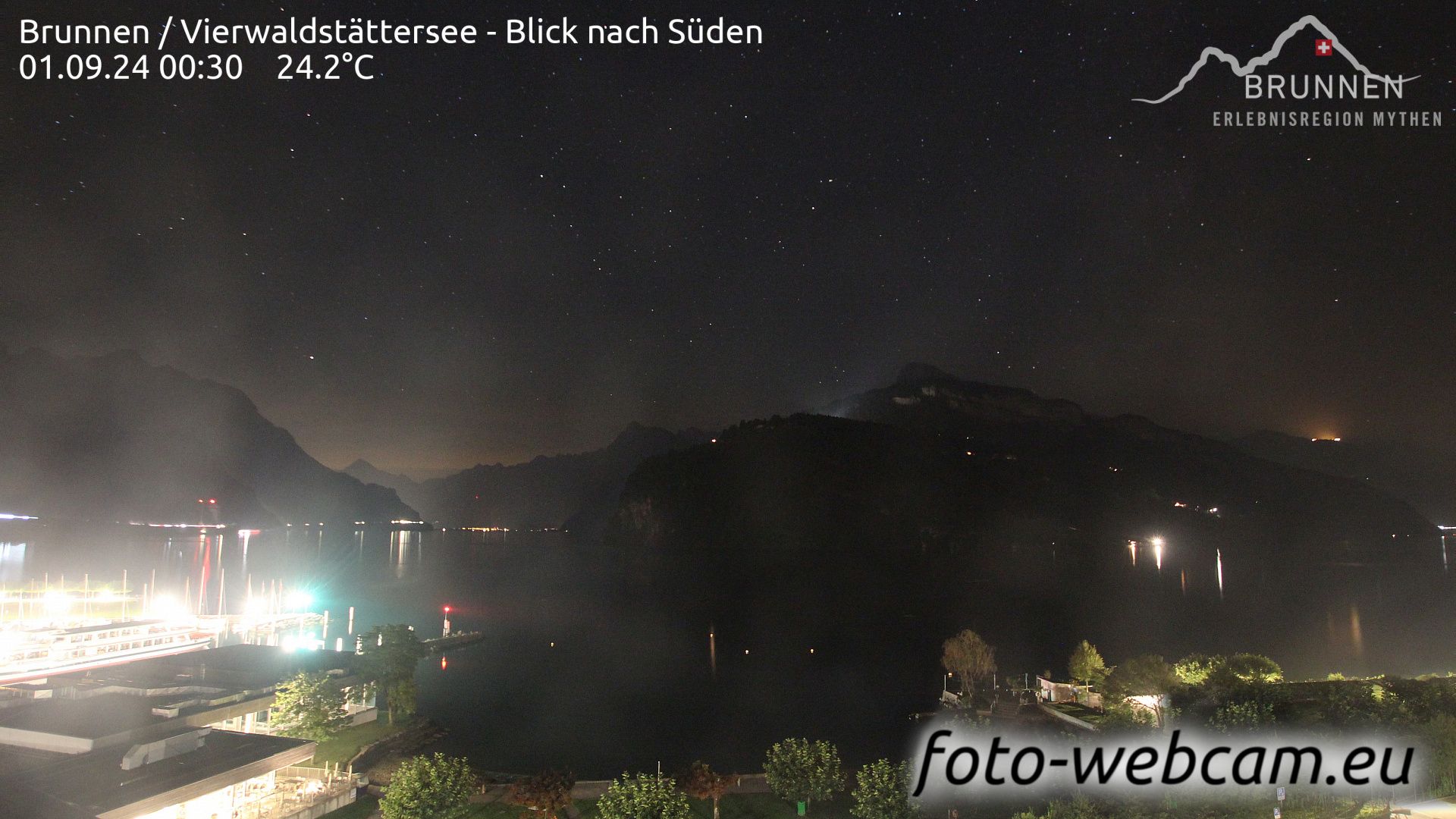 Ingenbohl: Brunnen - Vierwaldstättersee - Blick nach Süden