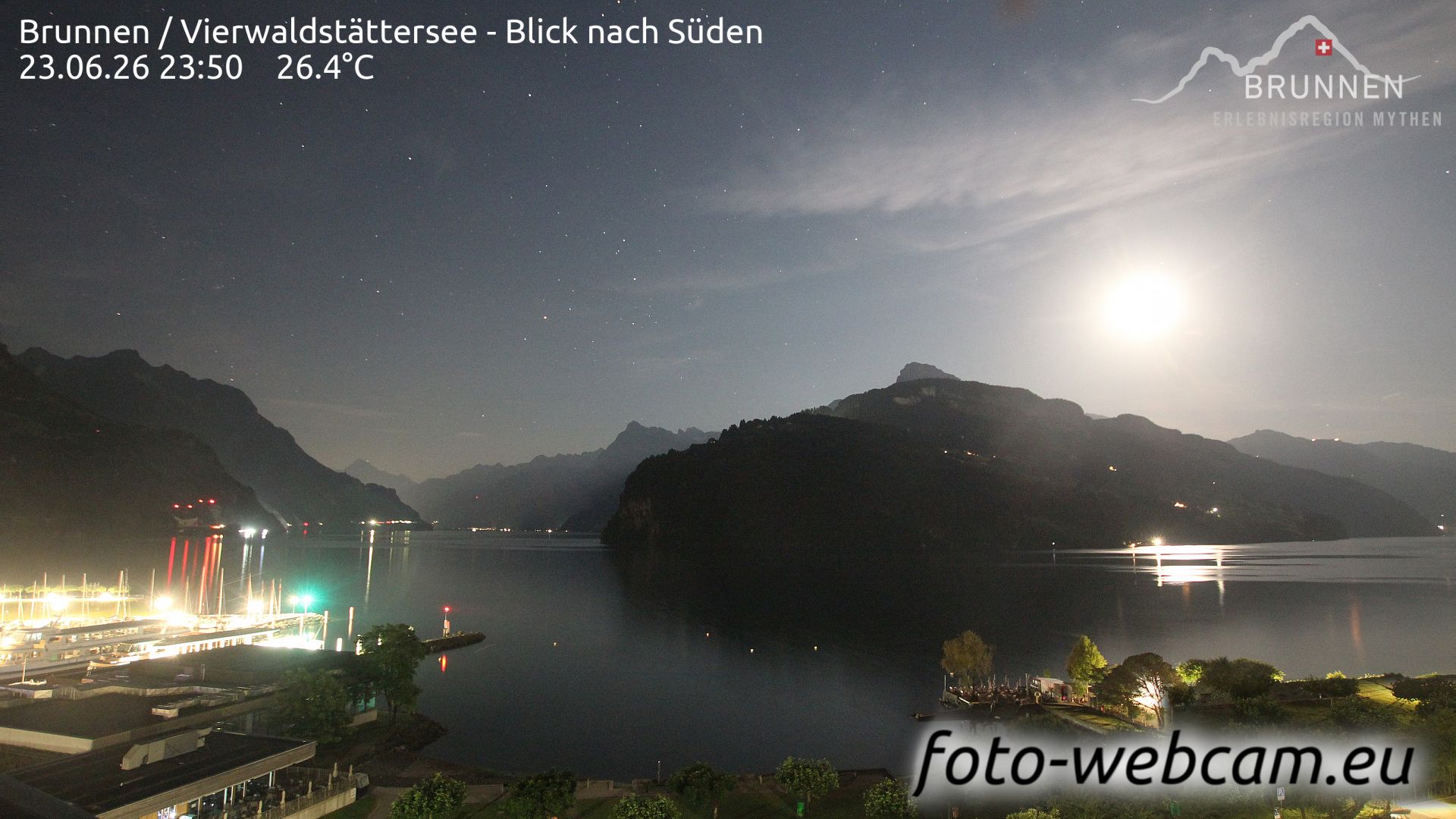 Ingenbohl: Brunnen - Vierwaldstättersee - Blick nach Süden