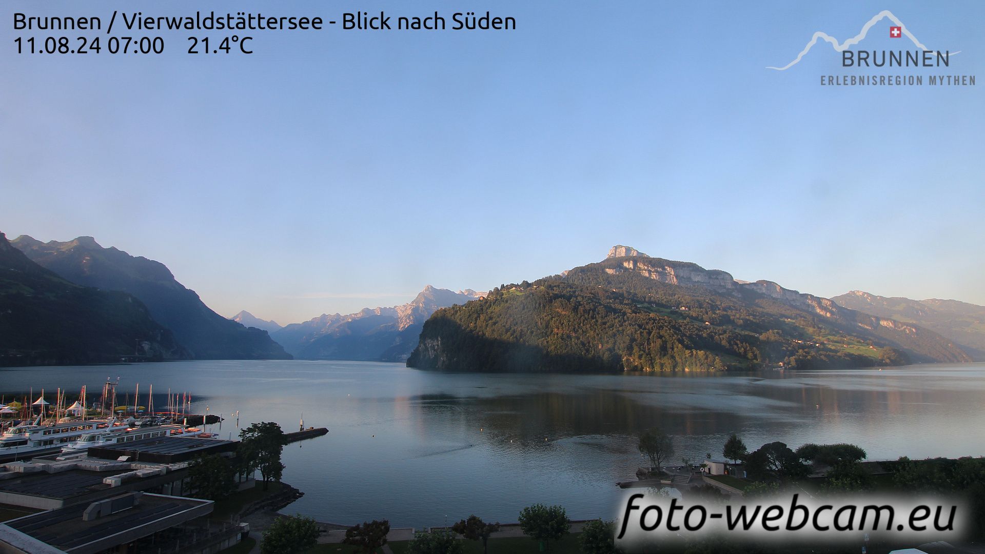 Ingenbohl: Brunnen - Vierwaldstättersee - Blick nach Süden