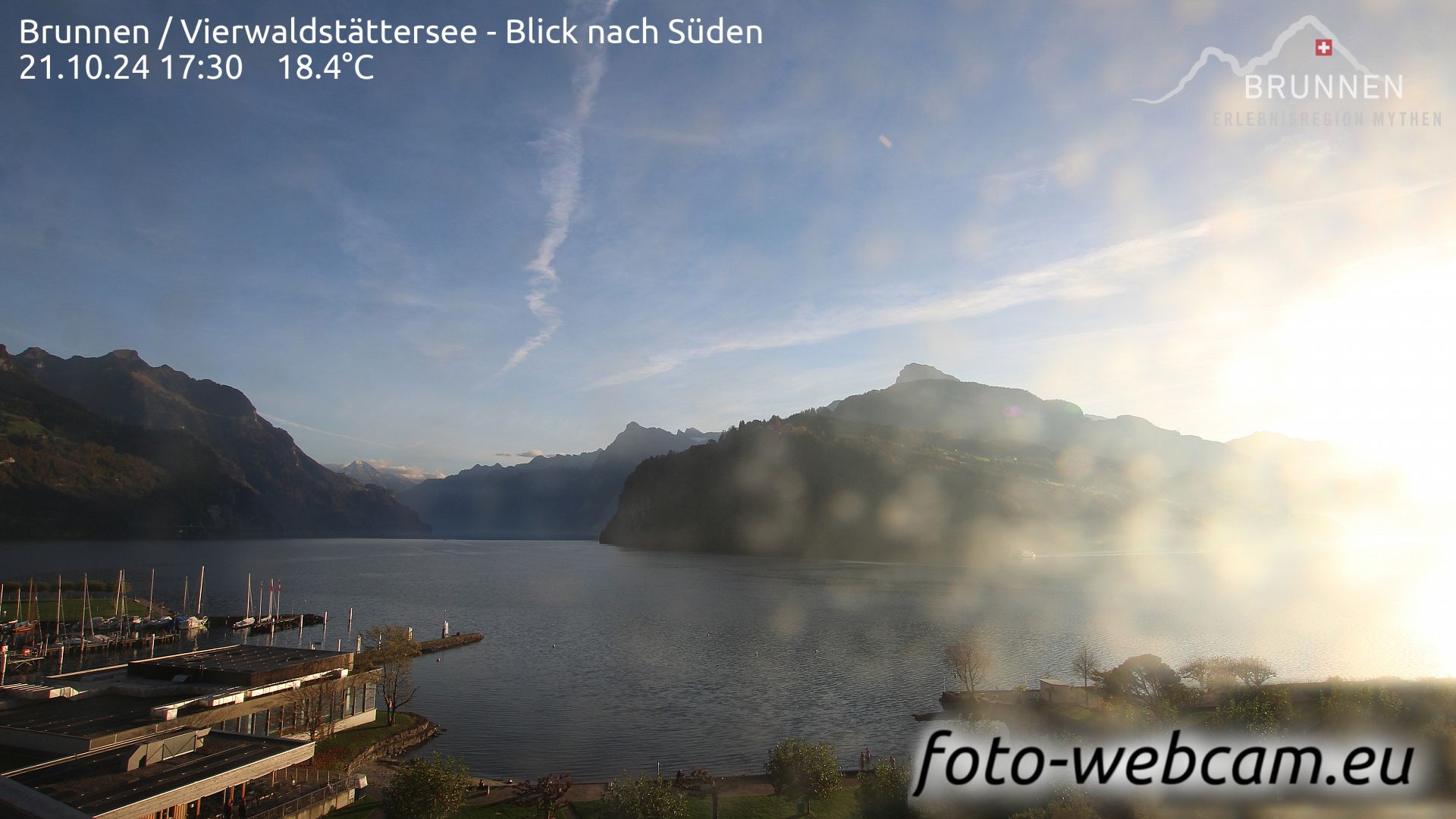 Ingenbohl: Brunnen - Vierwaldstättersee - Blick nach Süden