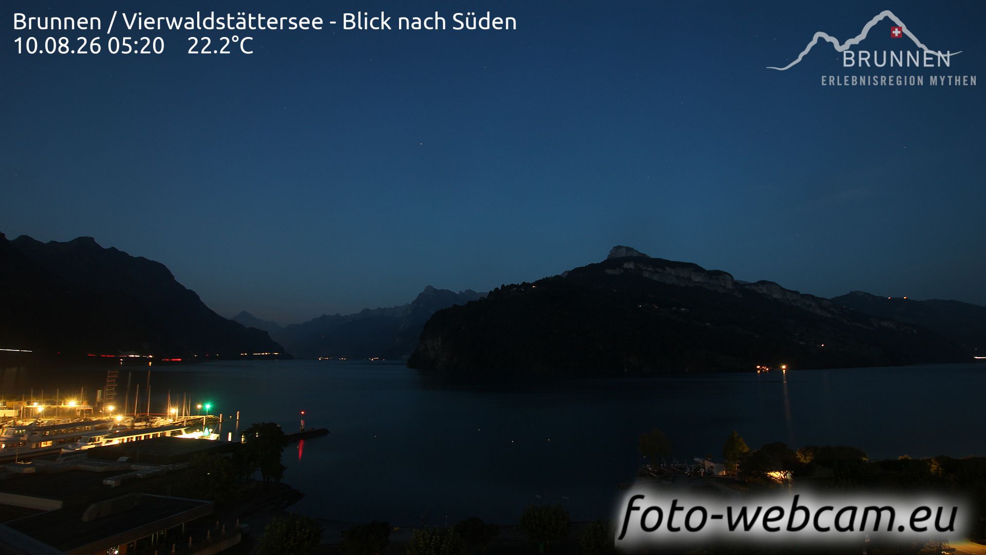 Ingenbohl: Brunnen - Vierwaldstättersee - Blick nach Süden
