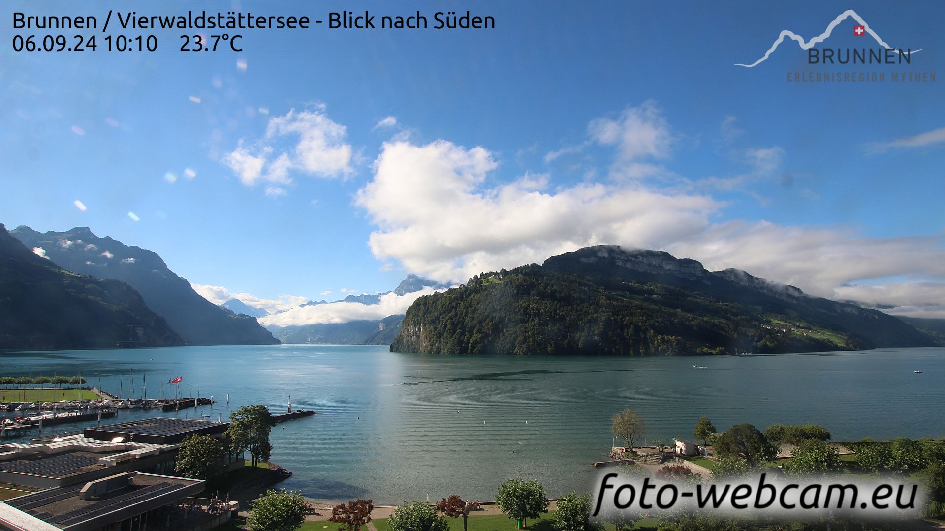 Ingenbohl: Brunnen - Vierwaldstättersee - Blick nach Süden