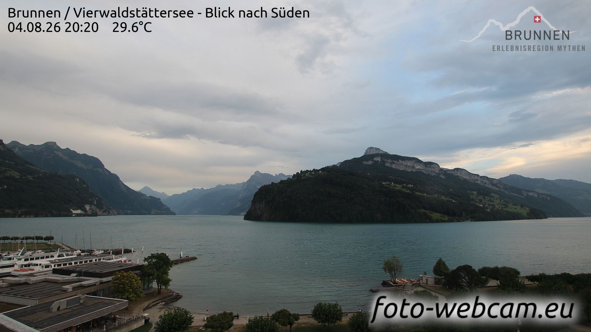 Ingenbohl: Brunnen - Vierwaldstättersee - Blick nach Süden