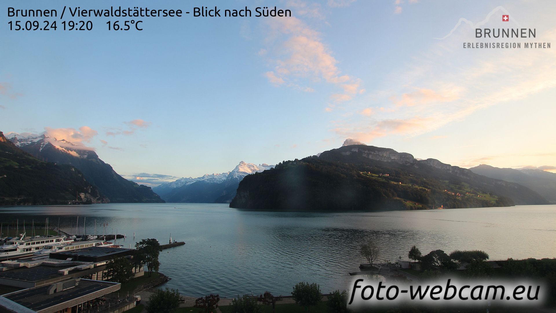 Ingenbohl: Brunnen - Vierwaldstättersee - Blick nach Süden