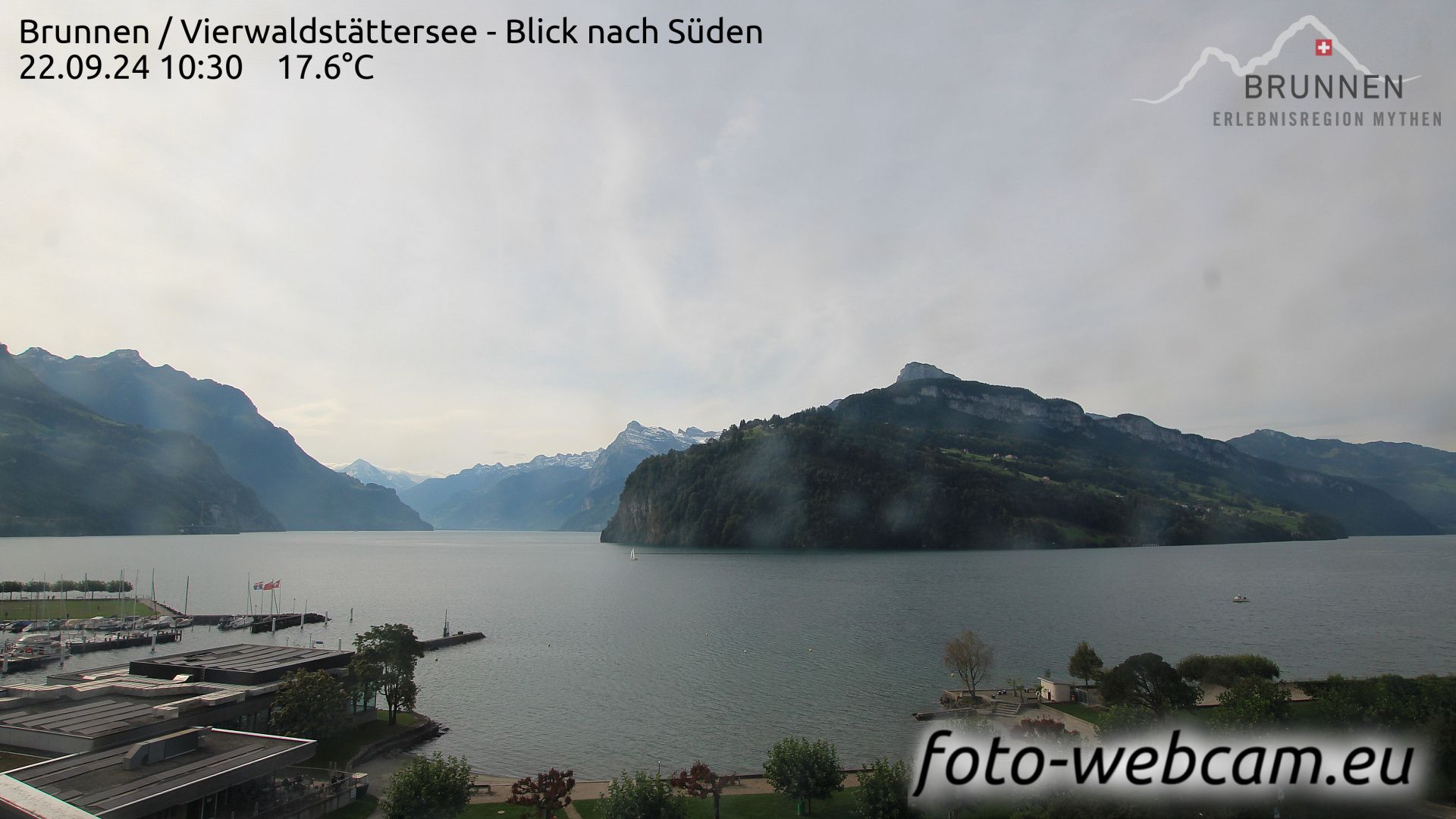 Ingenbohl: Brunnen - Vierwaldstättersee - Blick nach Süden