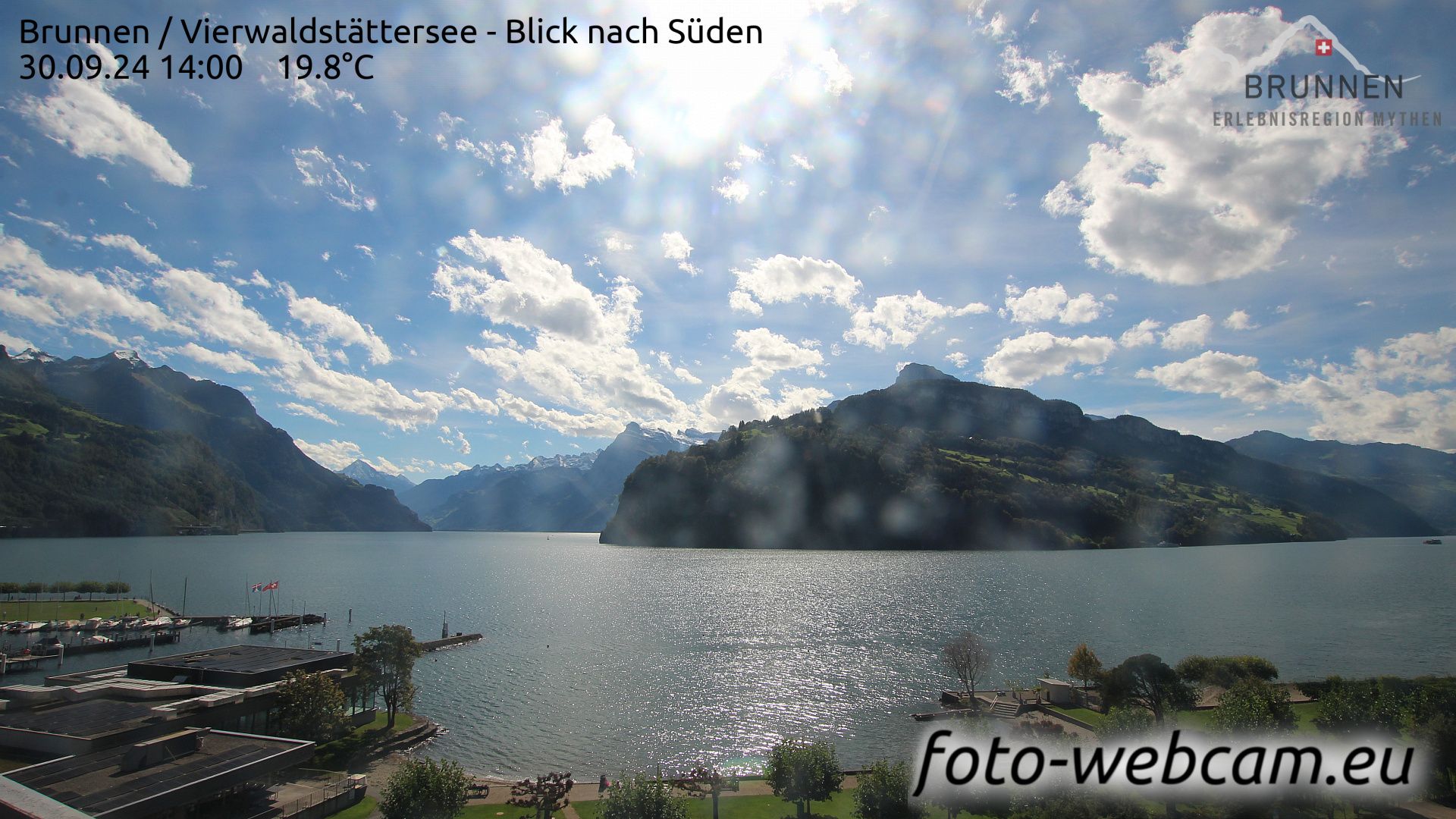 Ingenbohl: Brunnen - Vierwaldstättersee - Blick nach Süden