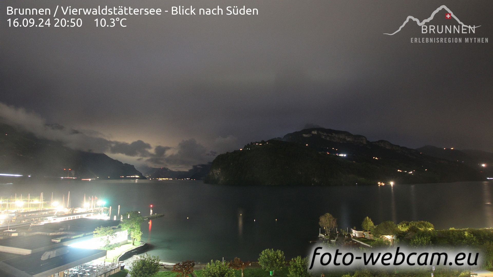 Ingenbohl: Brunnen - Vierwaldstättersee - Blick nach Süden